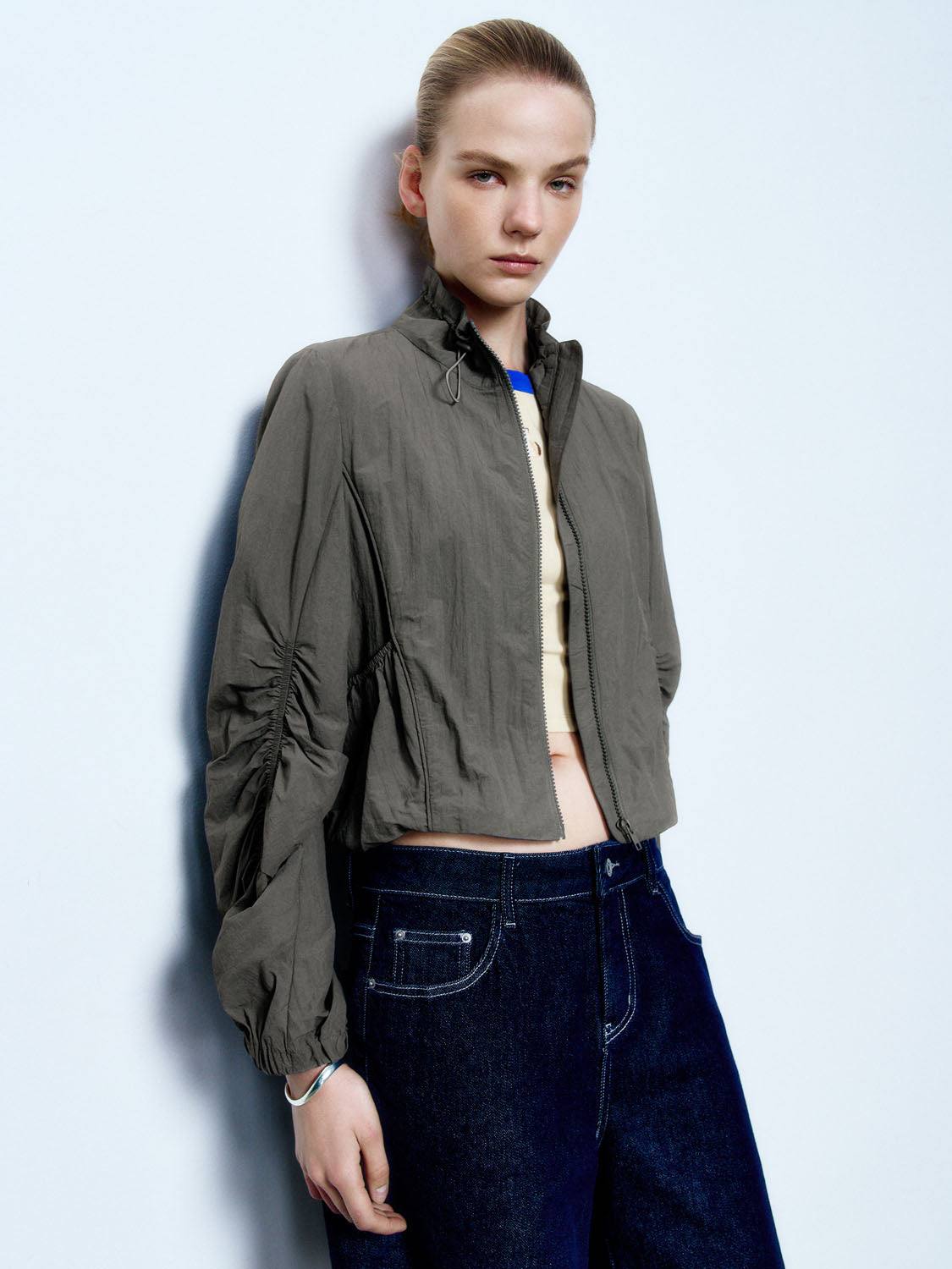 Shirred Sleeve Jackets