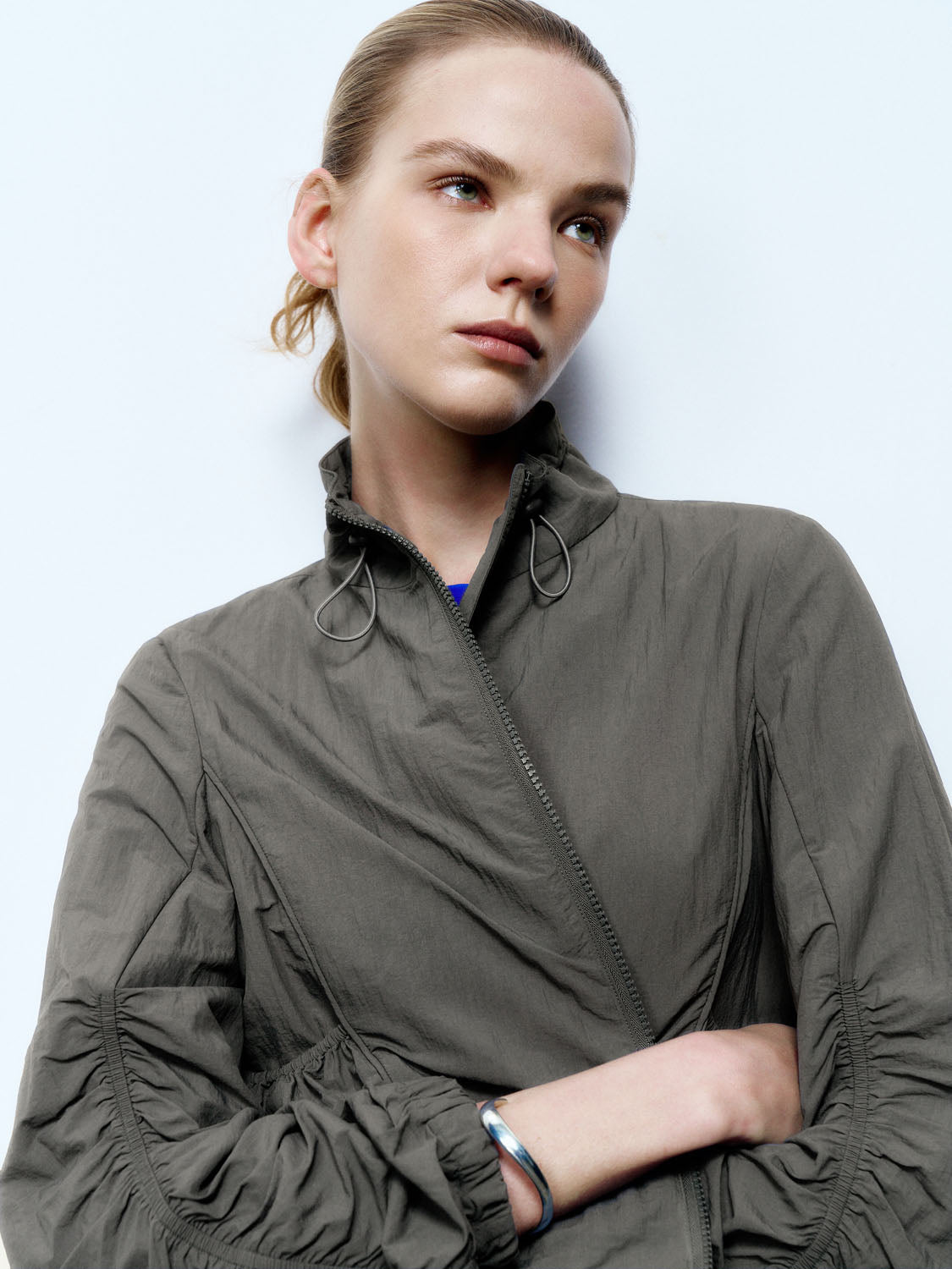Shirred Sleeve Jackets