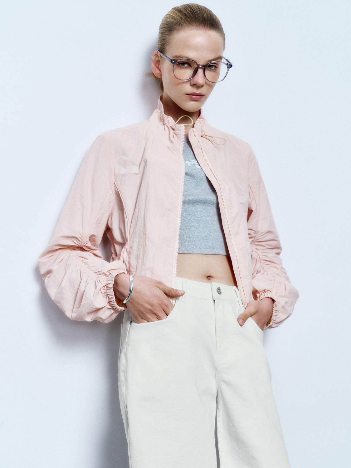 Shirred Sleeve Jackets