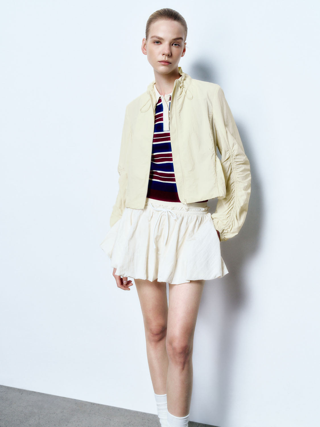 Shirred Sleeve Jackets