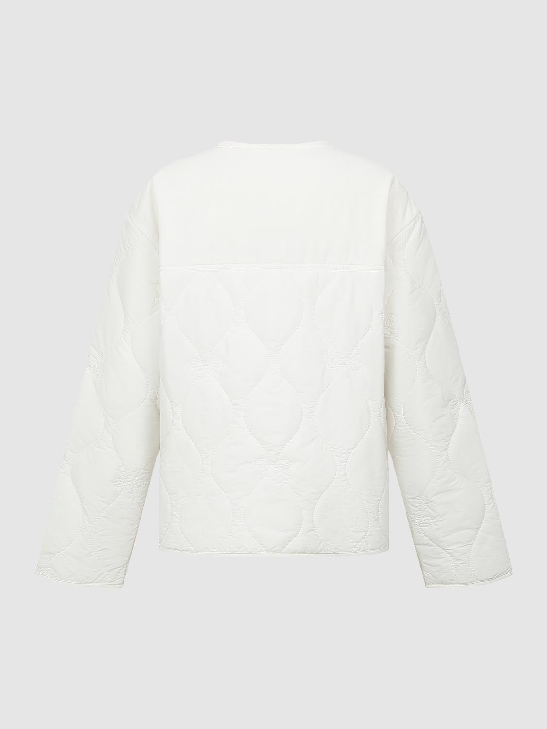 Patch Pocket Quilted Puffer Jackets