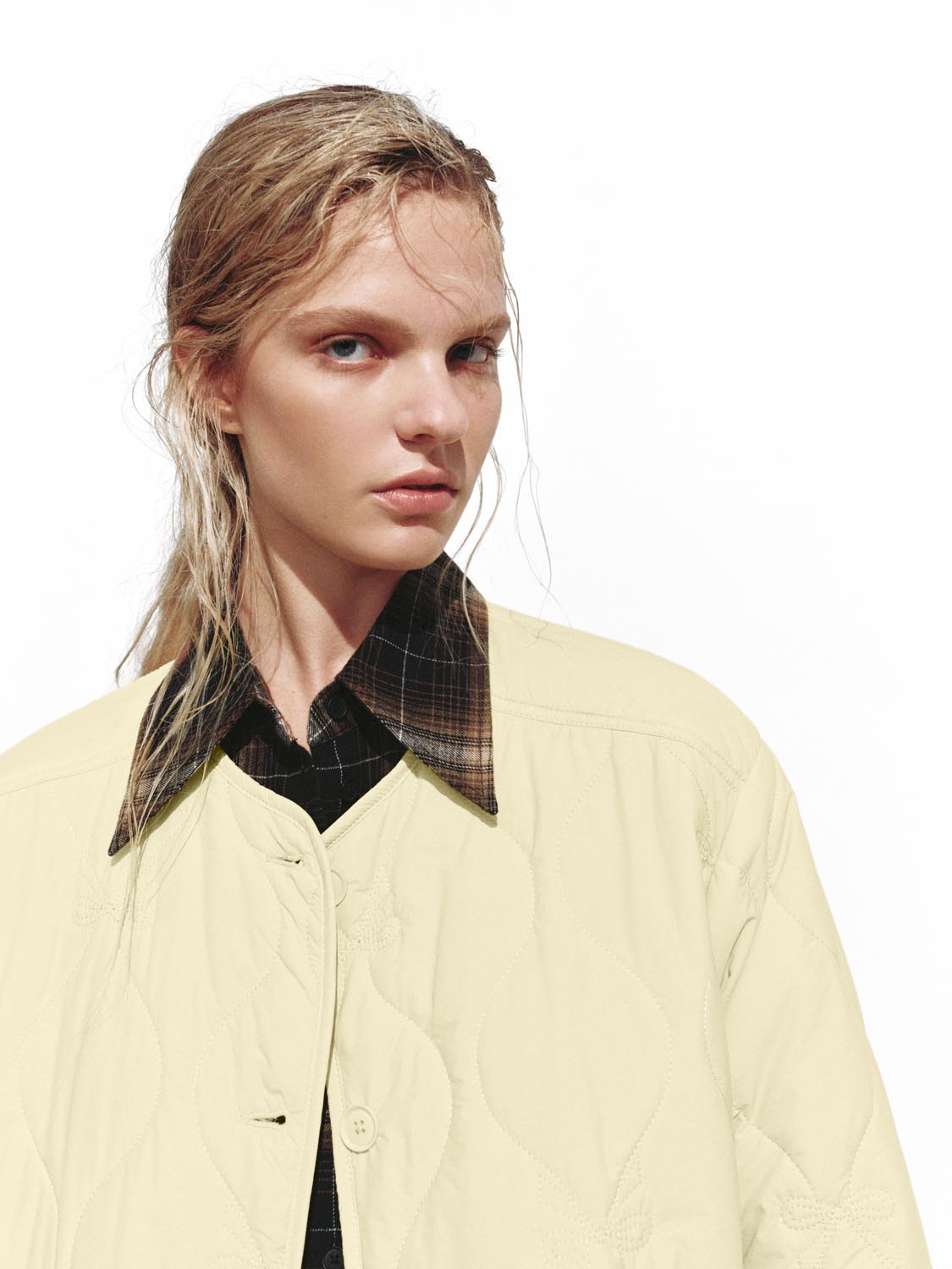 Patch Pocket Quilted Puffer Jackets