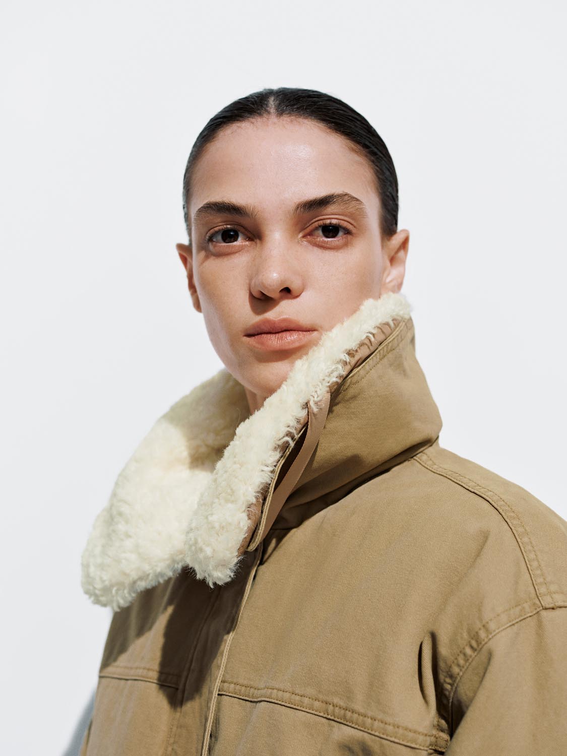 Large Collar Puffer Bomber Jackets