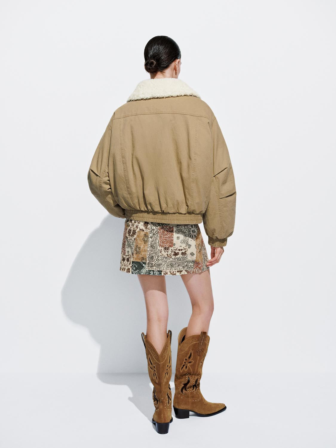 Large Collar Puffer Bomber Jackets