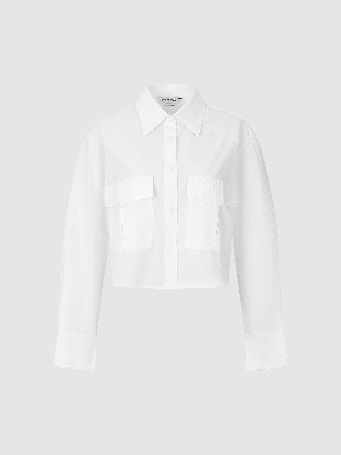 Cropped Button Up Shirt