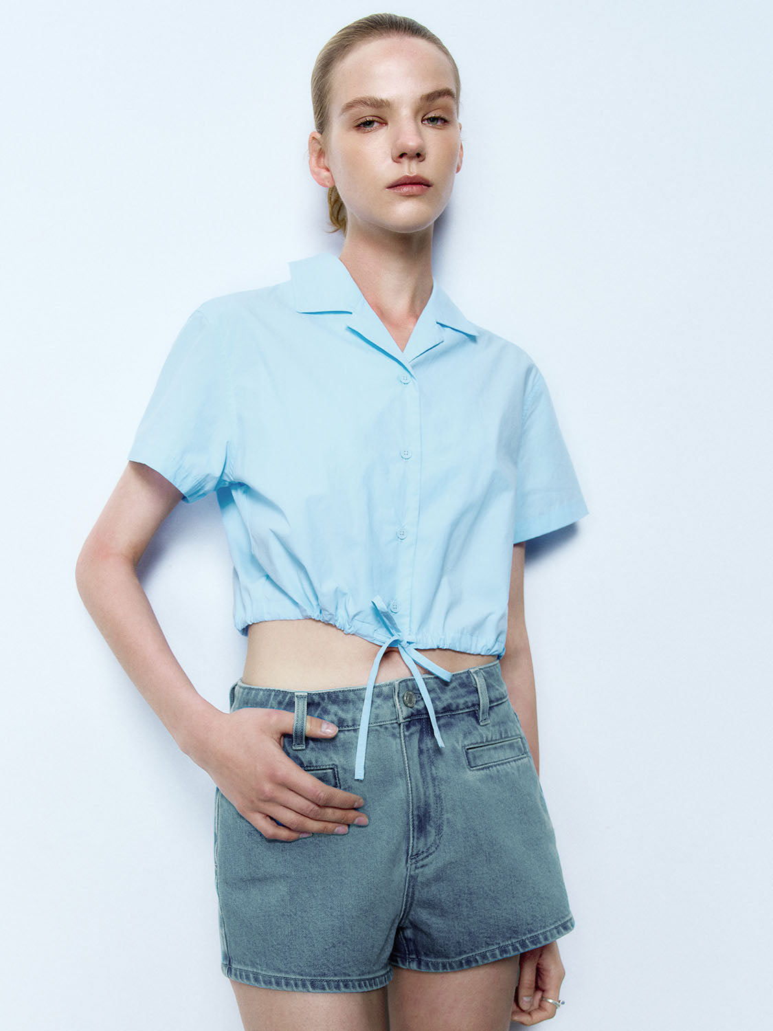 Cropped Short Sleeve Shirts