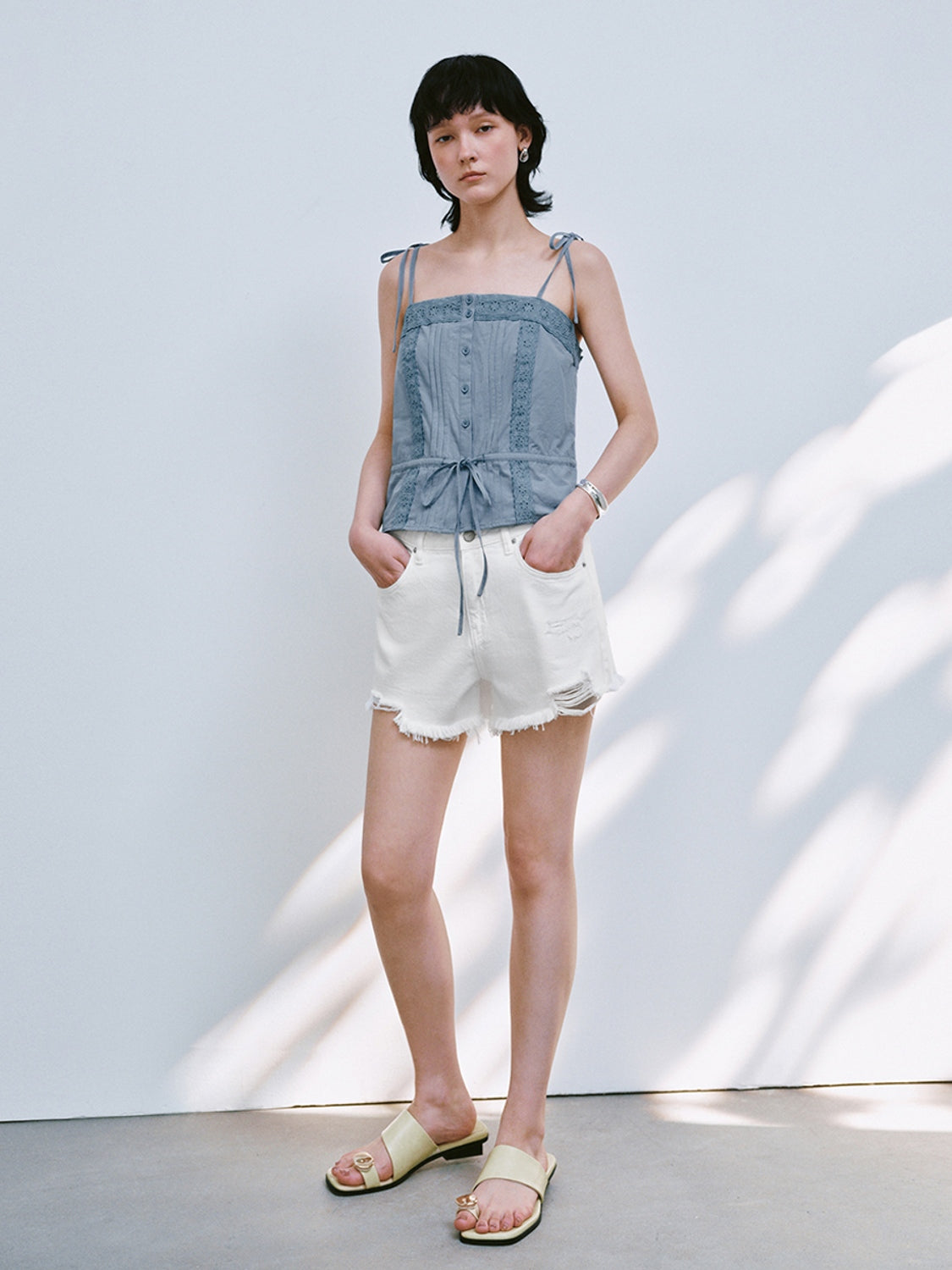 Tie Front Cami Tops