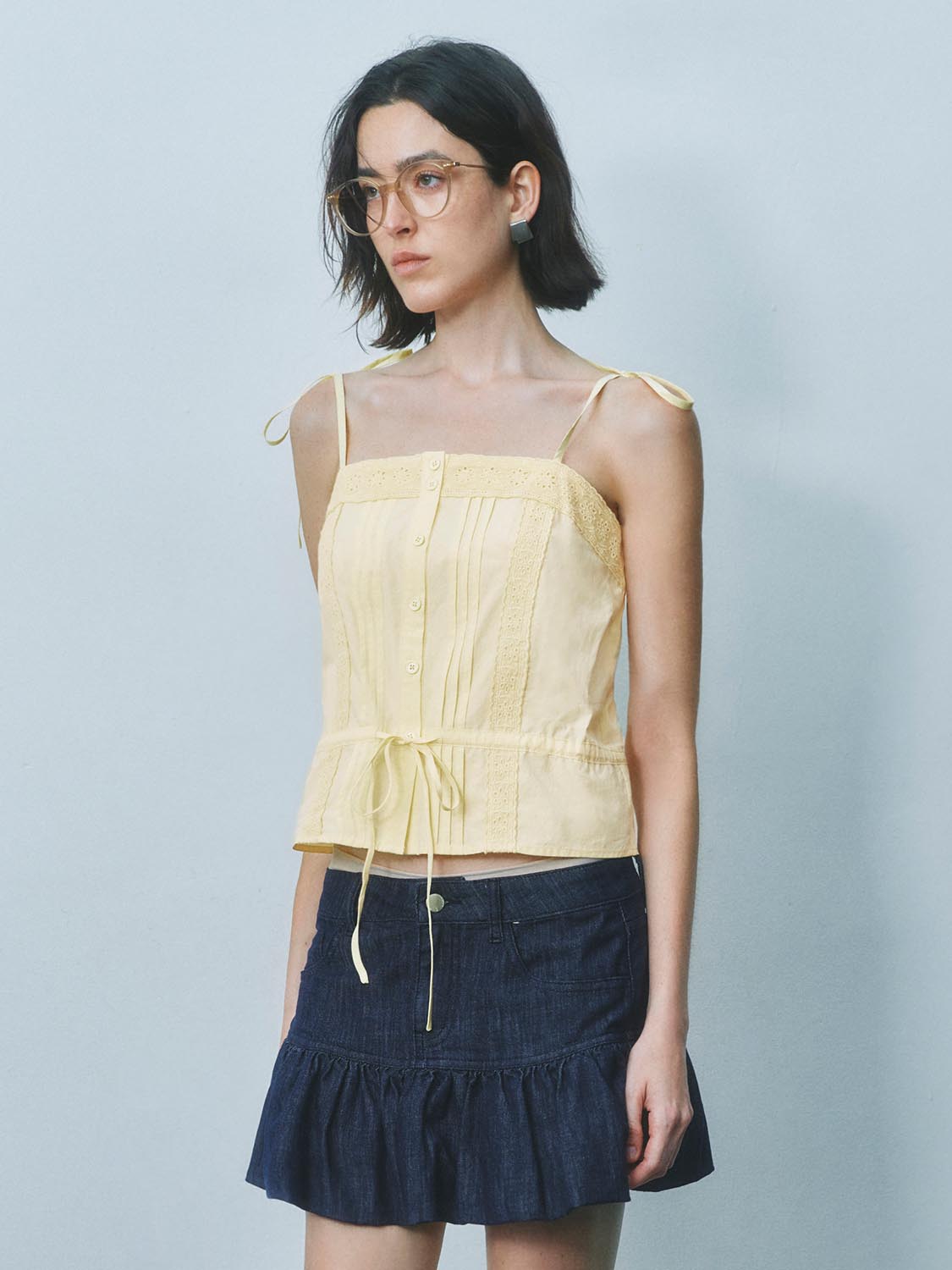 Tie Front Cami Tops