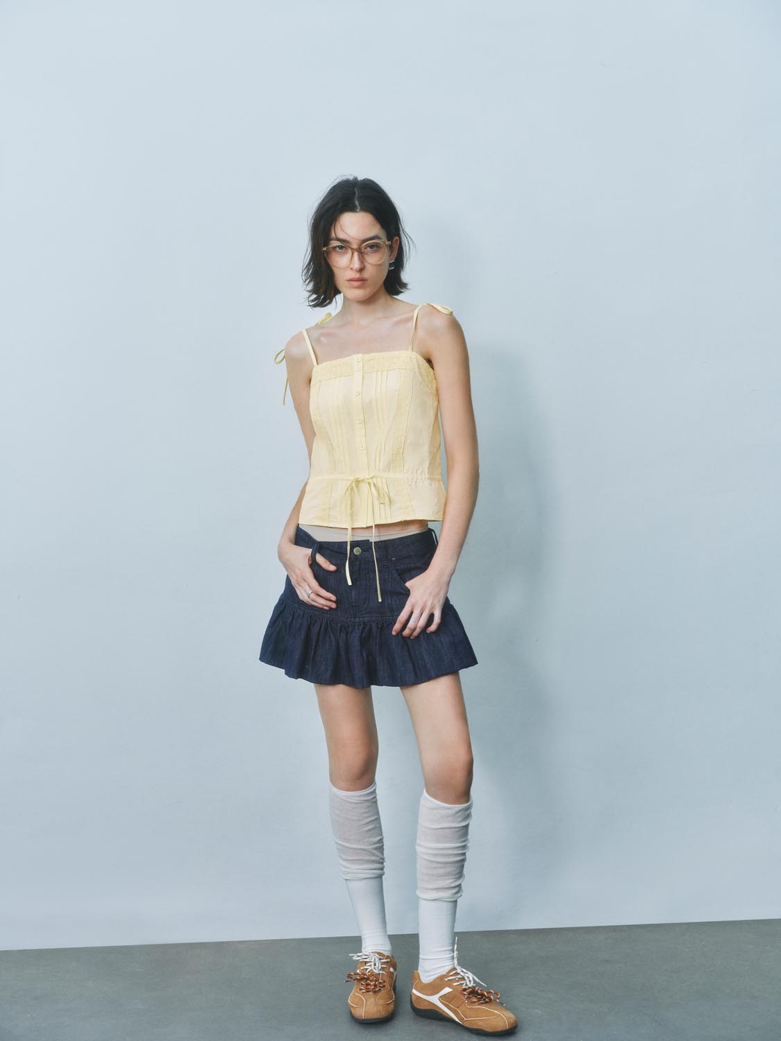 Tie Front Cami Tops