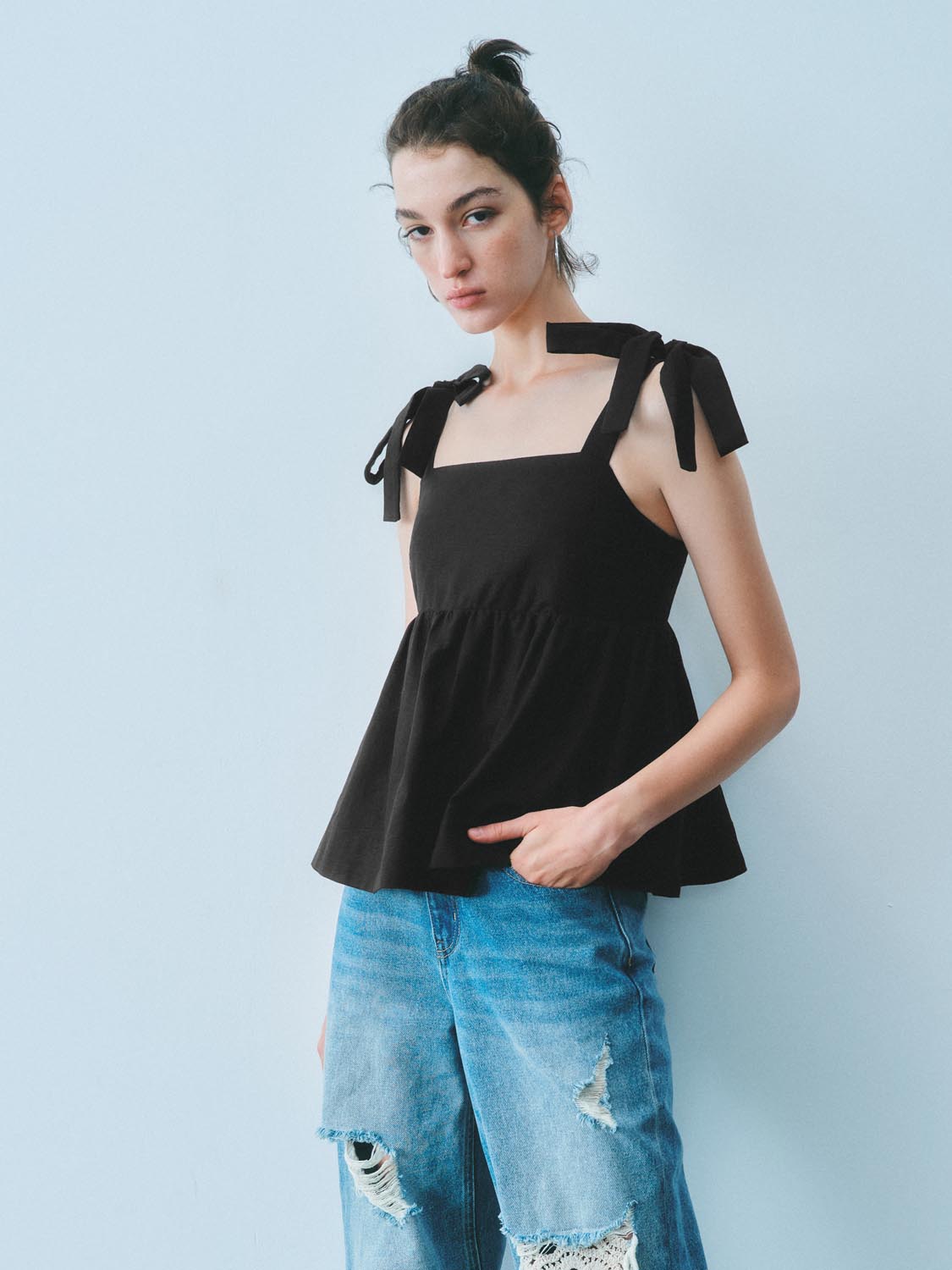 Sleeveless Overhead Blouses