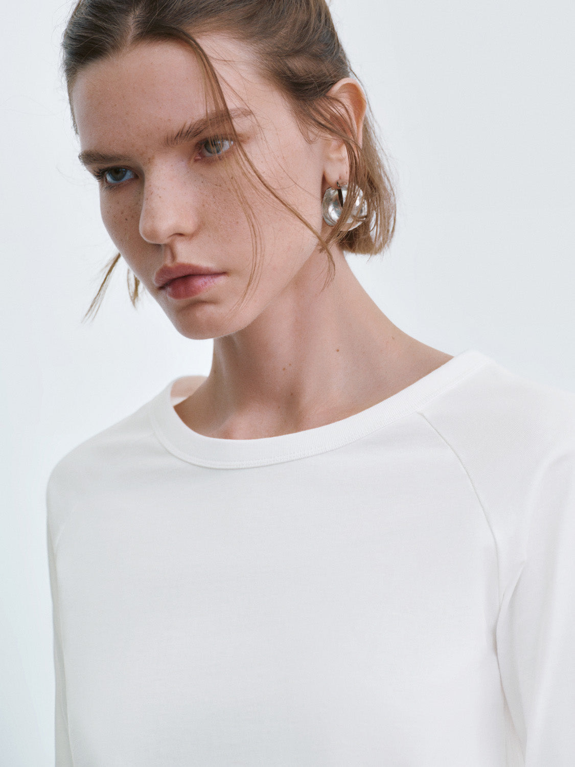 Crew Neck Straight T-Shirt
