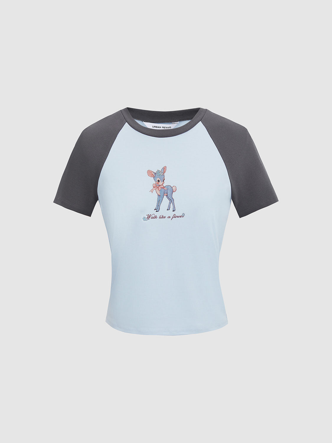 Raglan Sleeve Skinny T-Shirts