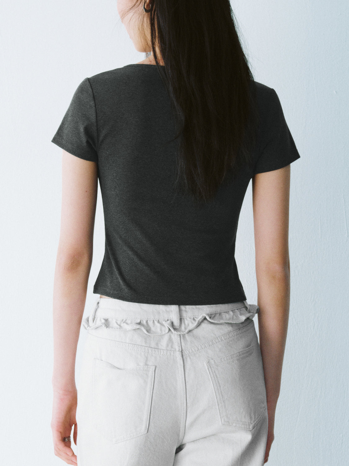 U-Neck Skinny T-Shirts