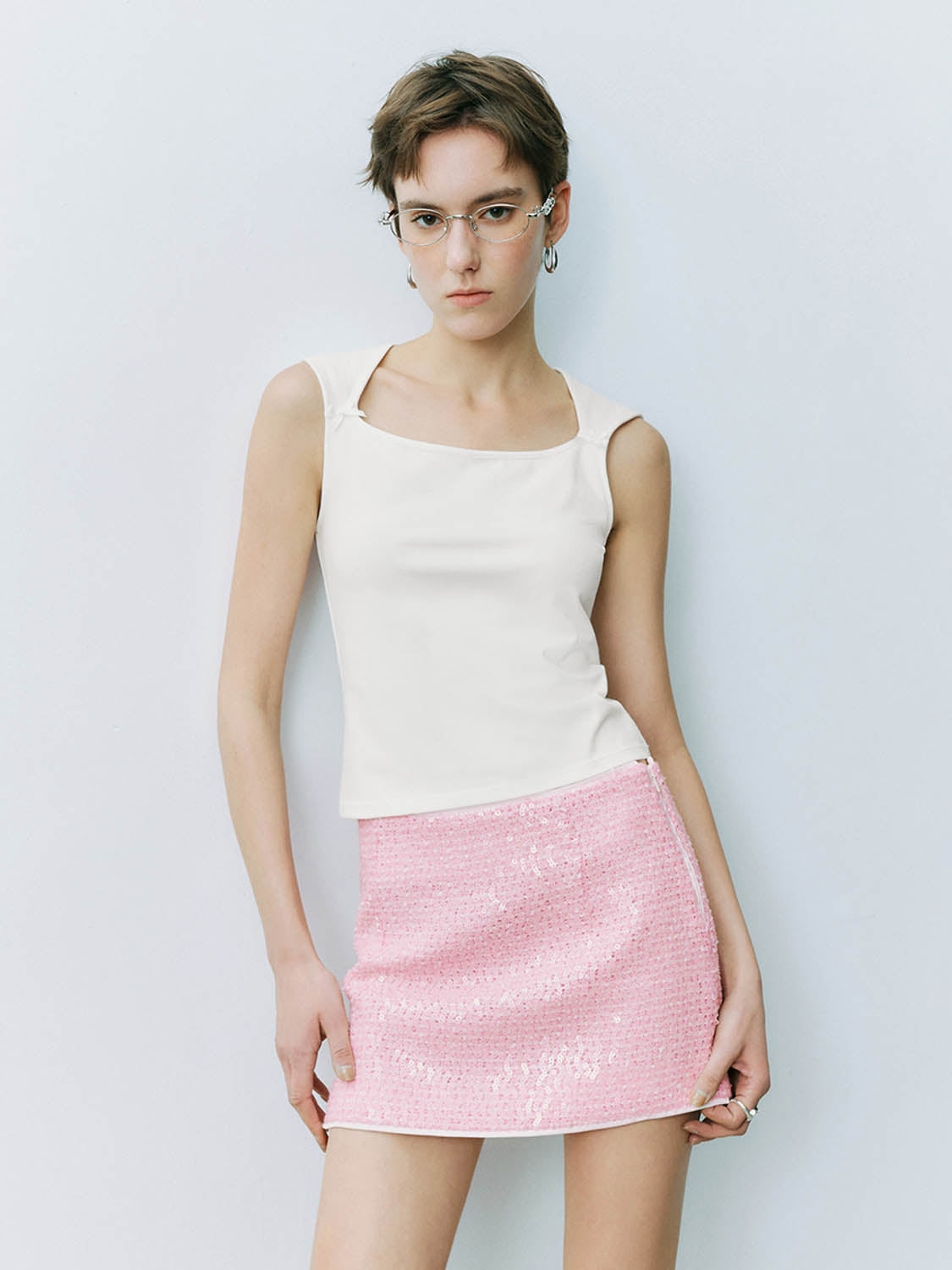 Skinny Sleeveless T-Shirts