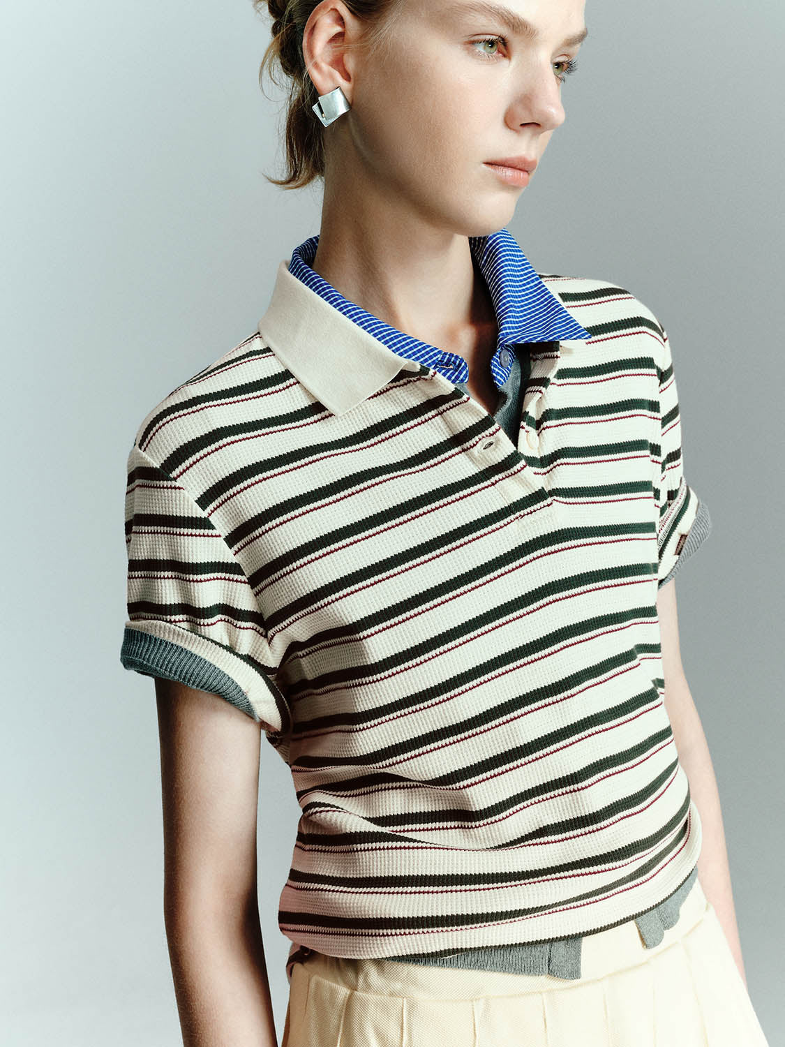 Striped Short Sleeve Shirts