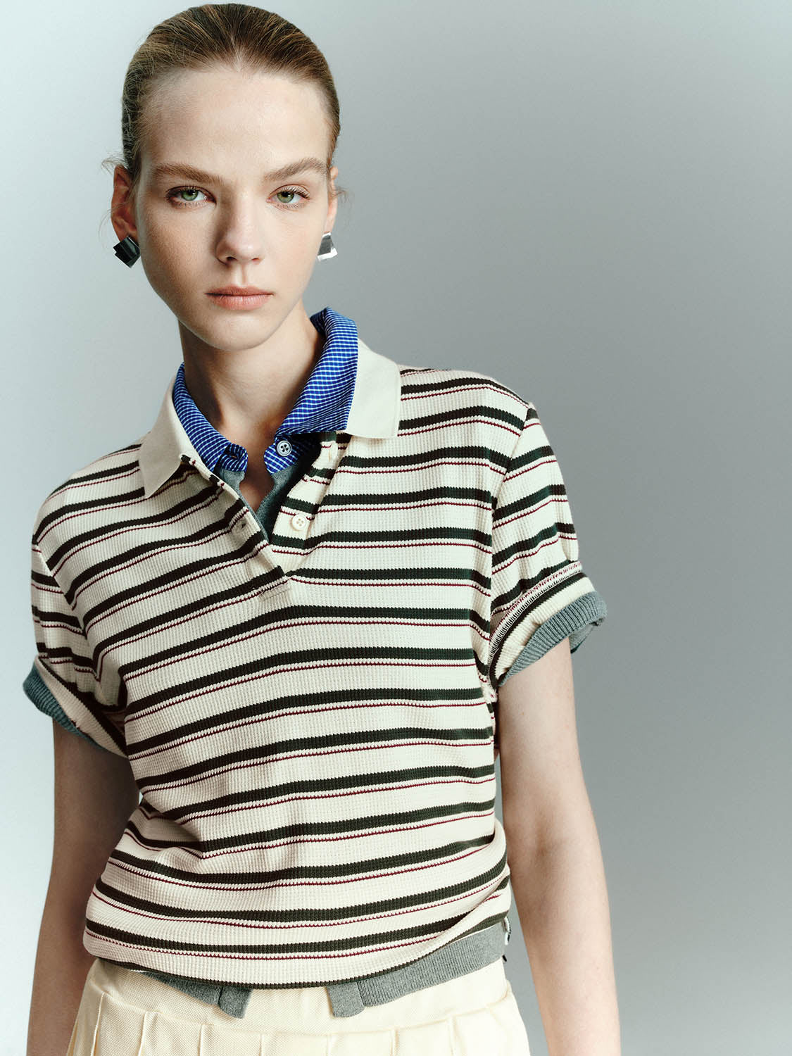 Striped Short Sleeve Shirts