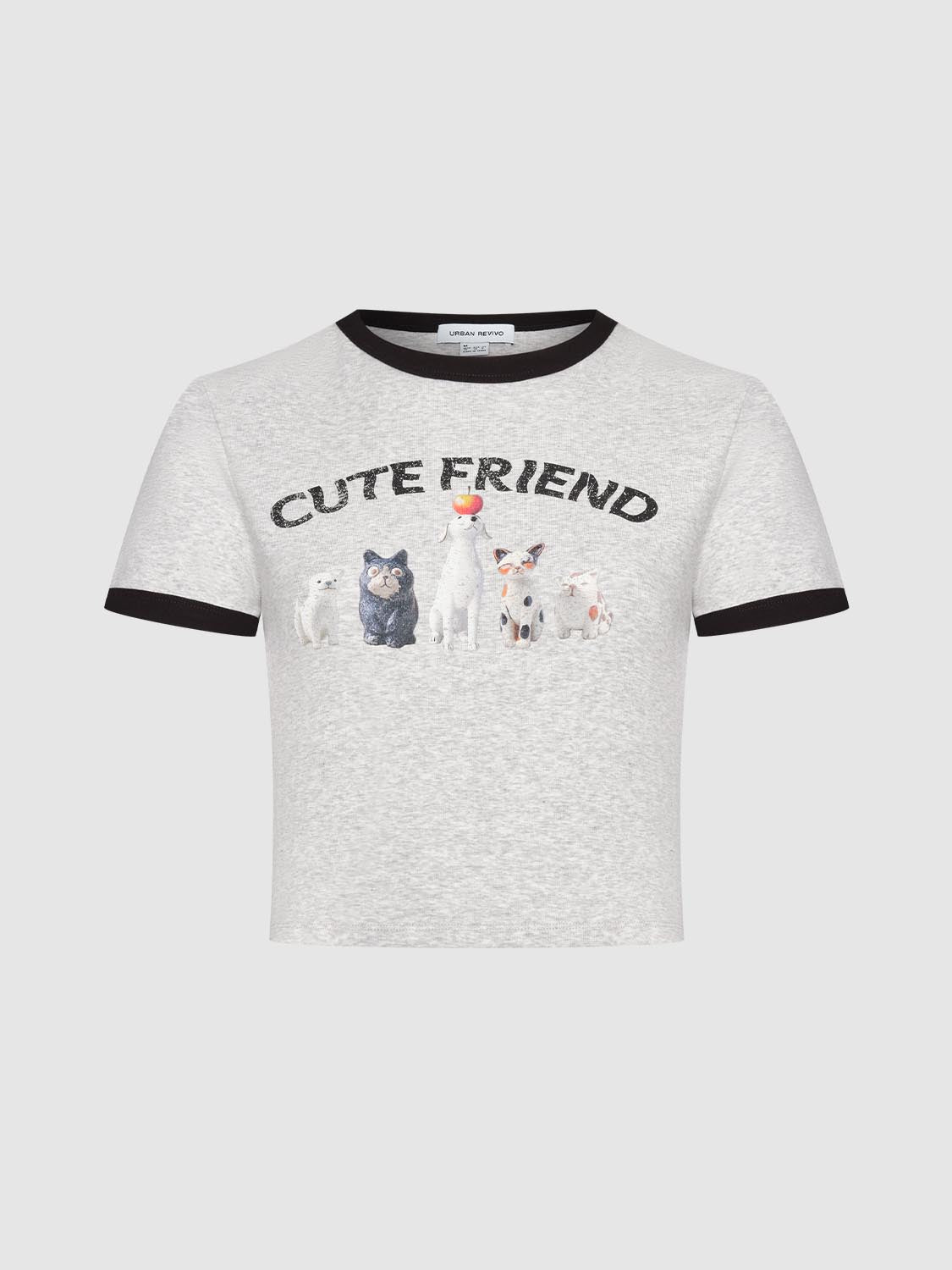 Cropped Short Sleeve T-Shirts