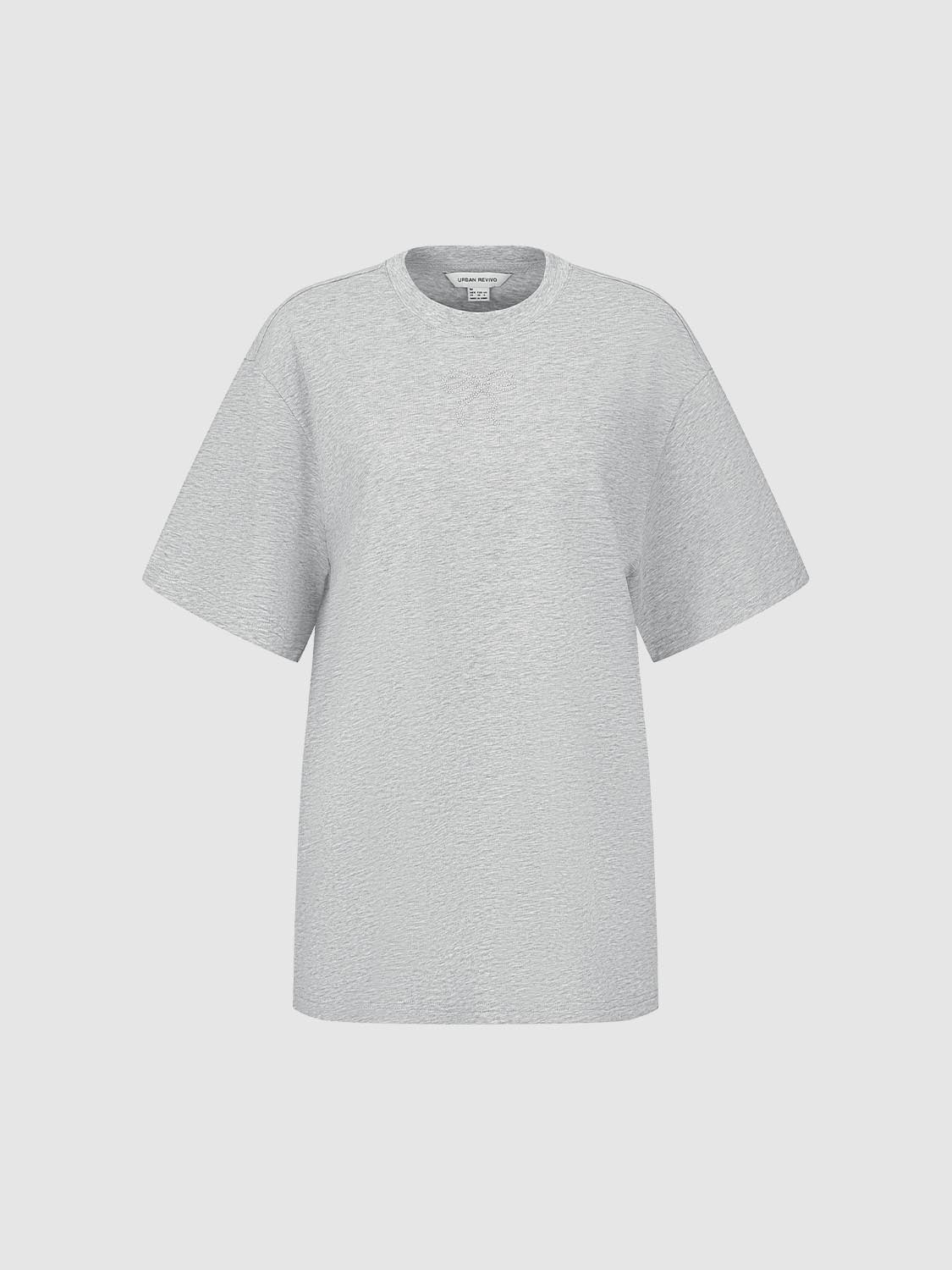 Bow Print Loose Fit T-Shirts