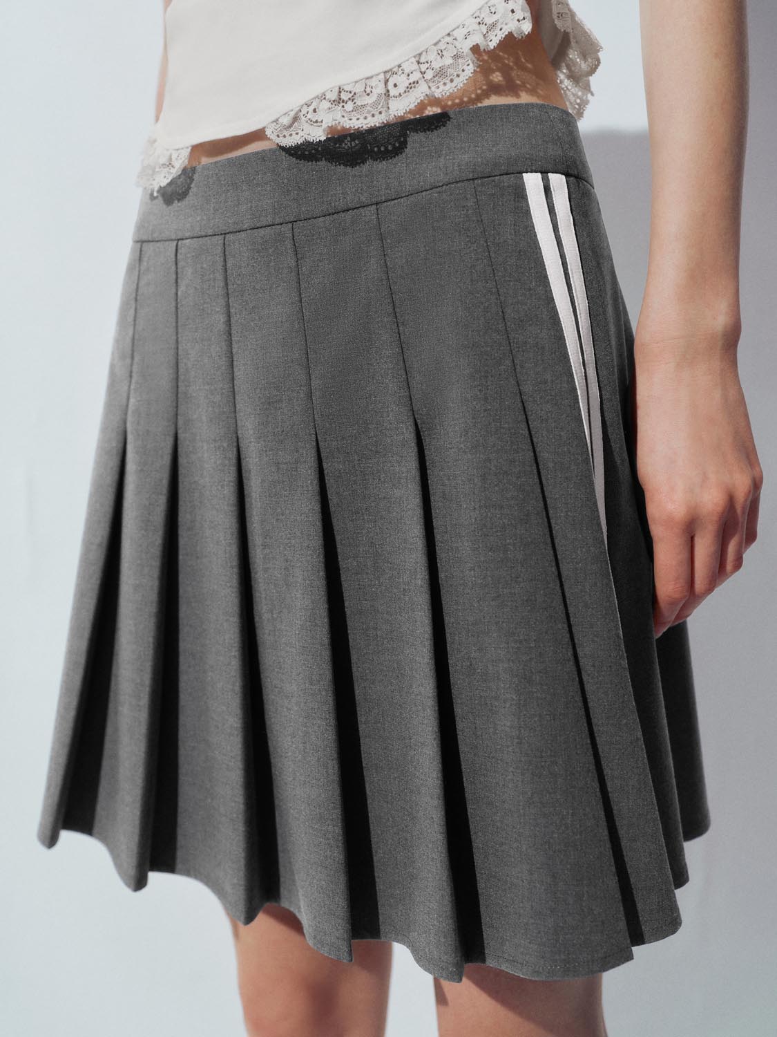 Pleated Mini Skirts
