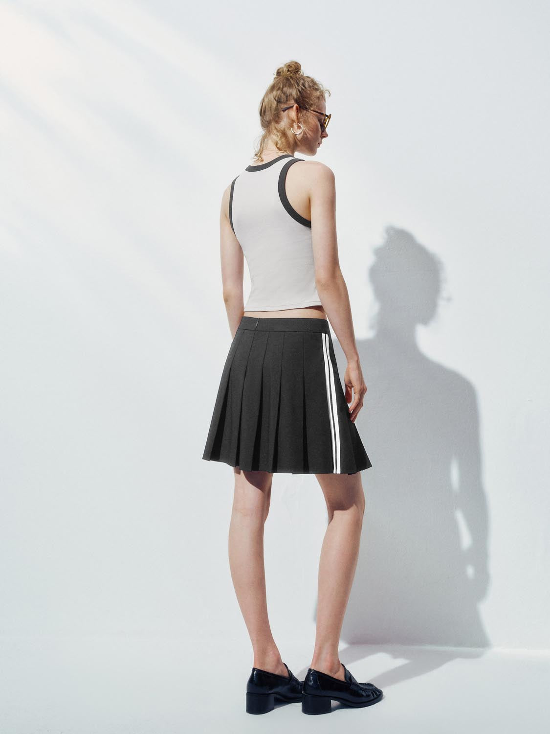 Pleated Mini Skirts