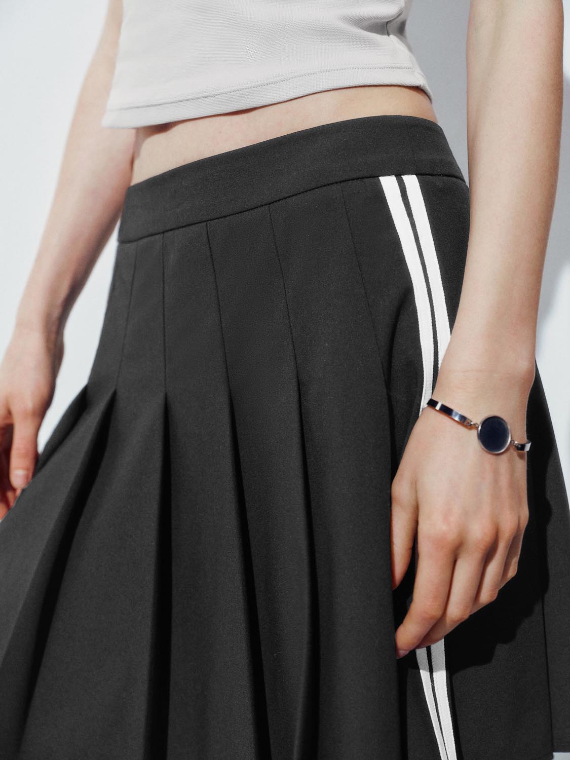 Pleated Mini Skirts