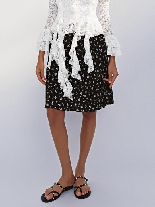 Floral A-Line Skirts