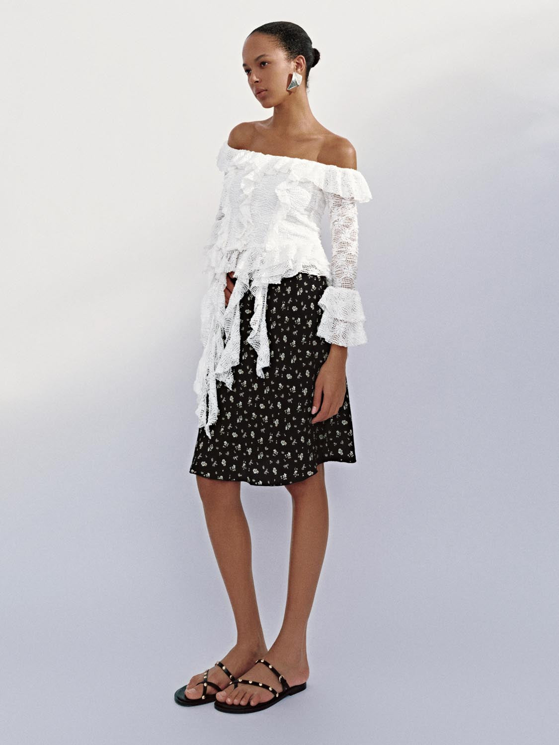 Floral A-Line Skirts