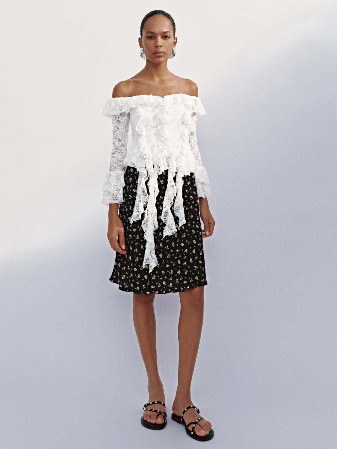 Floral A-Line Skirts