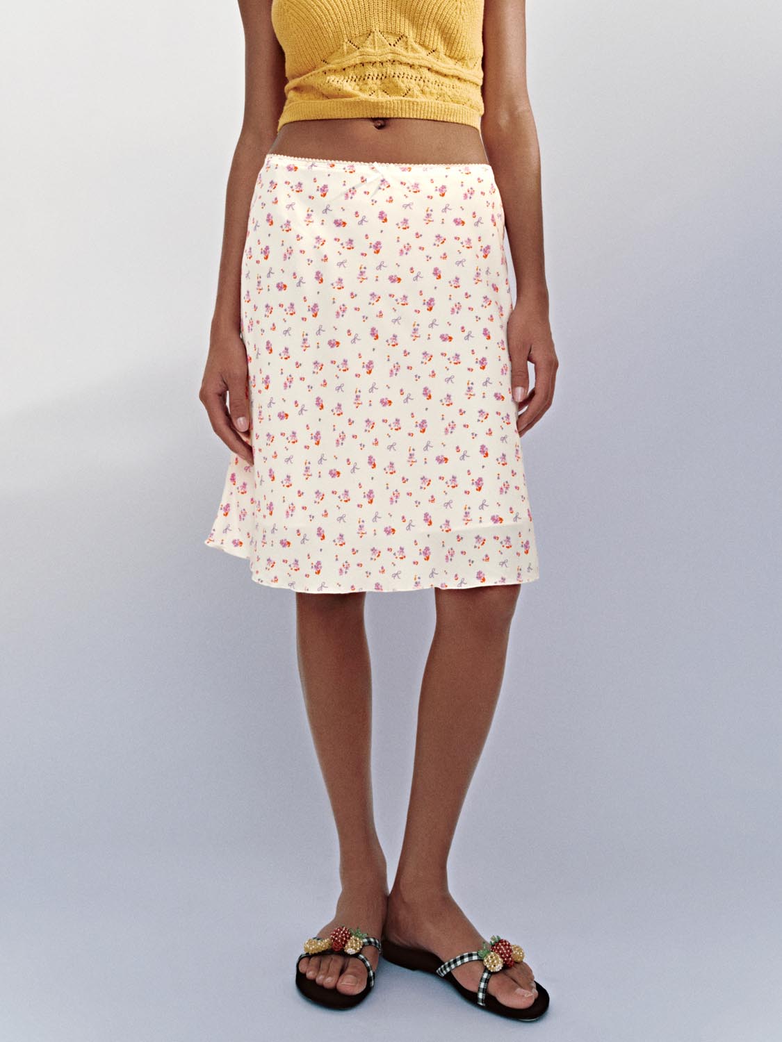 Floral A-Line Skirts