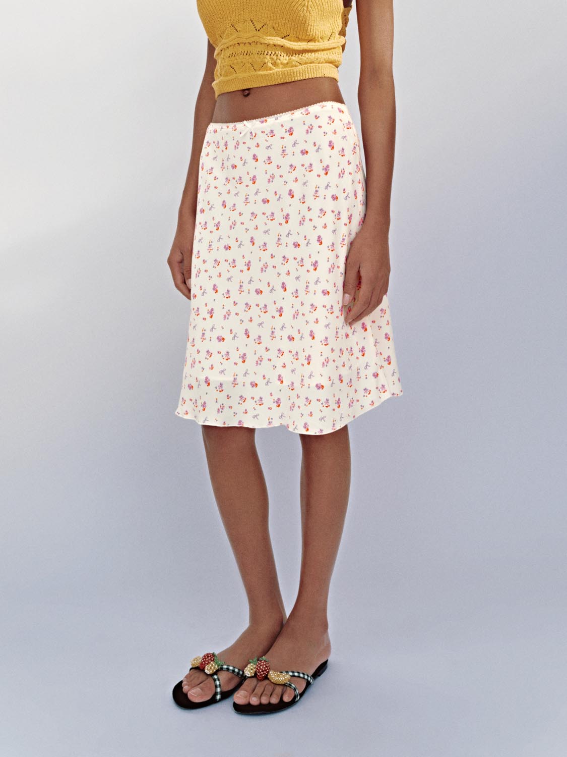 Floral A-Line Skirts