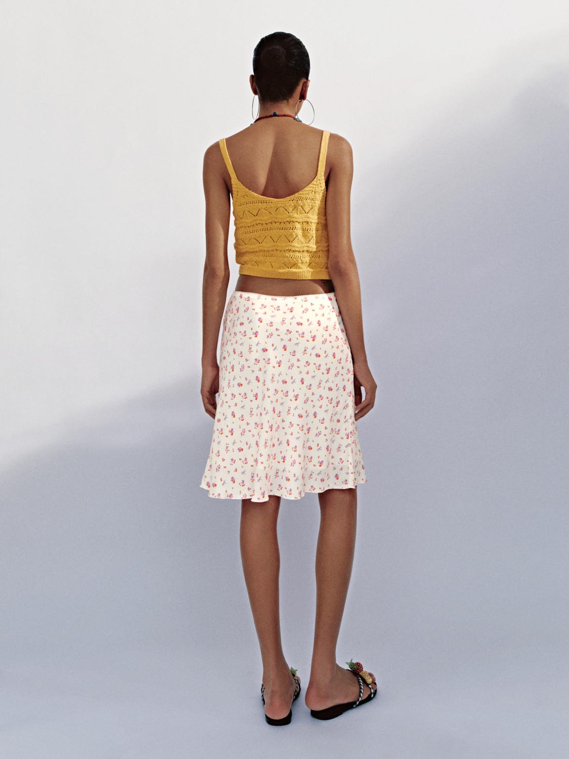 Floral A-Line Skirts