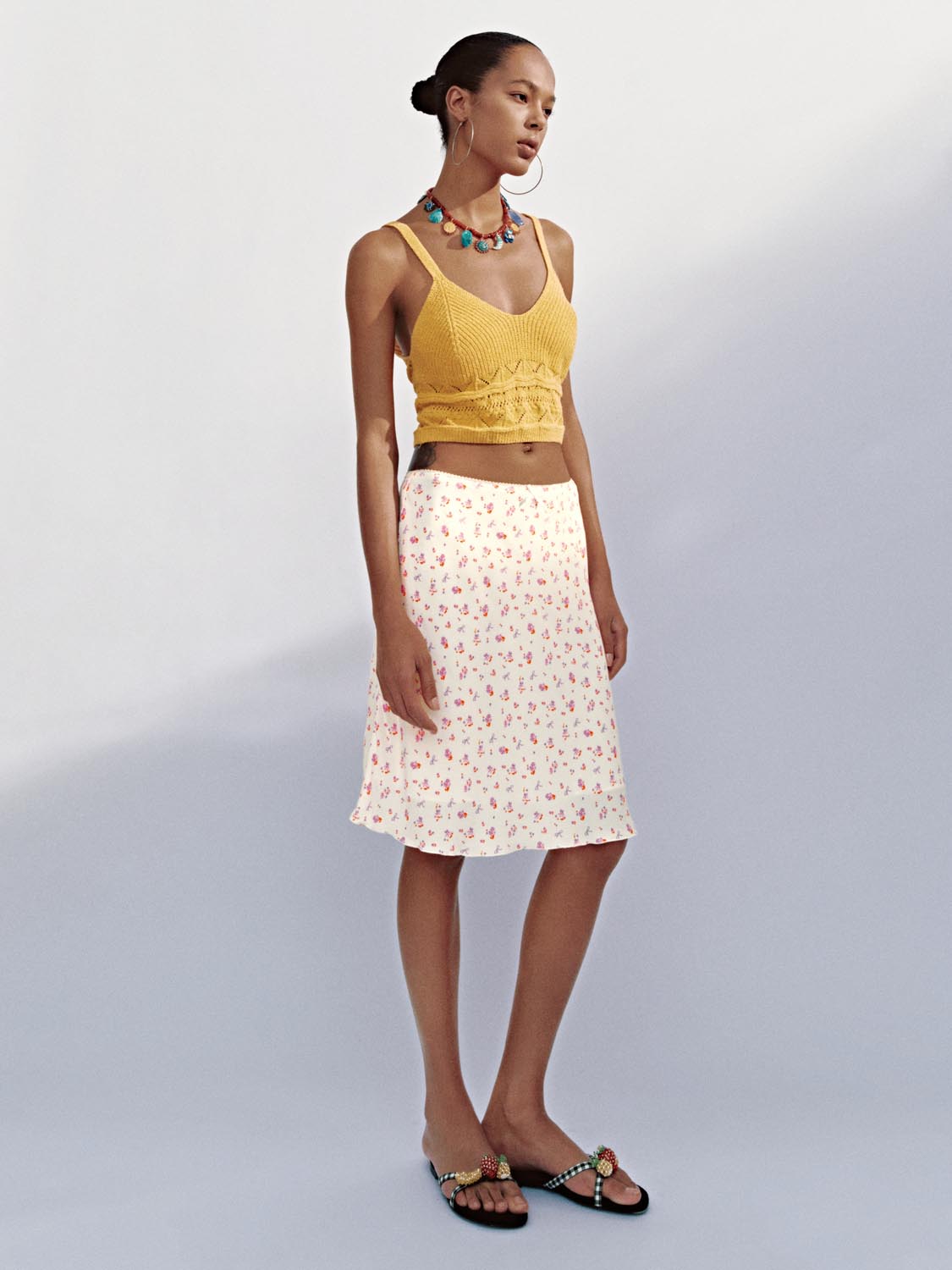 Floral A-Line Skirts