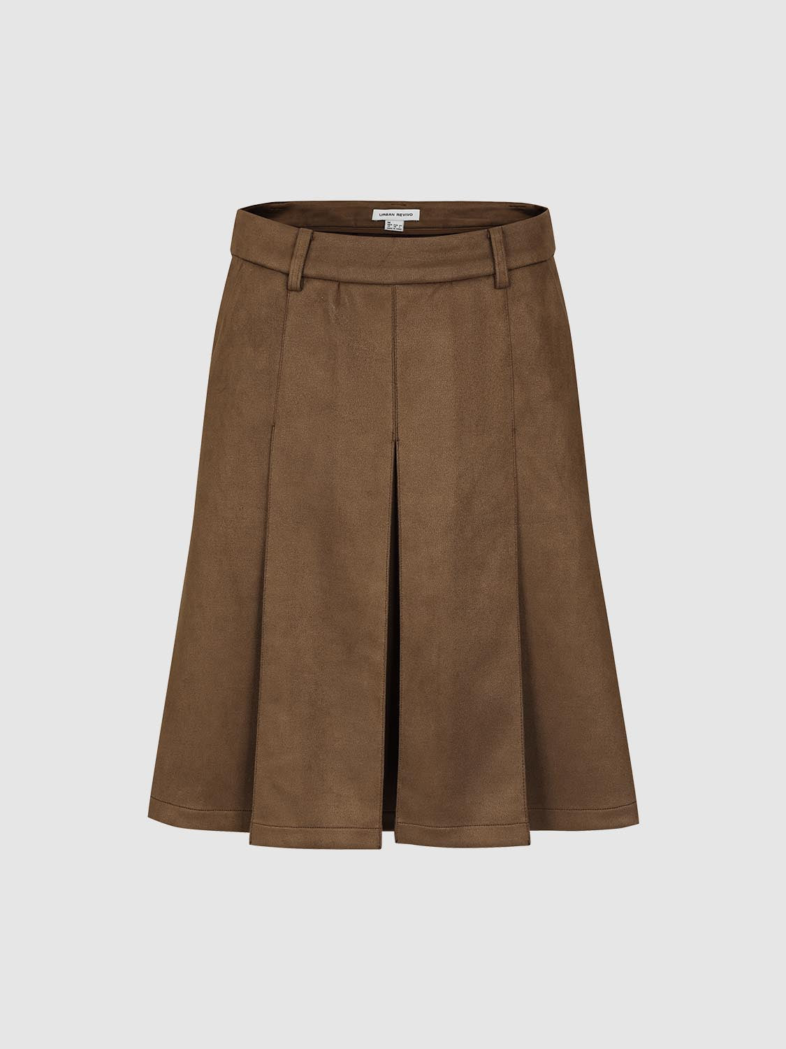 Pleated A-Line Midi Skirts