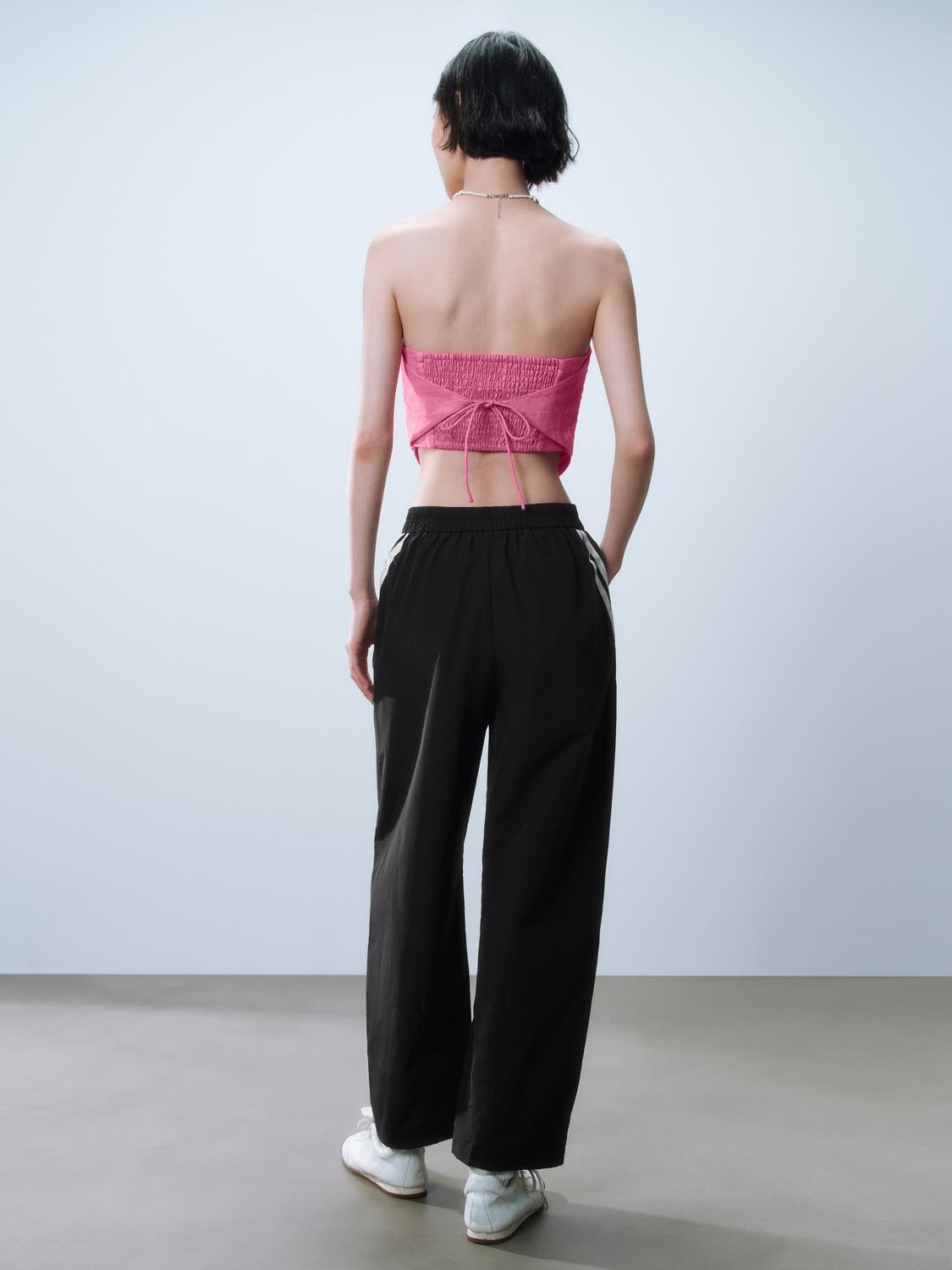 Contrast Trim Trousers