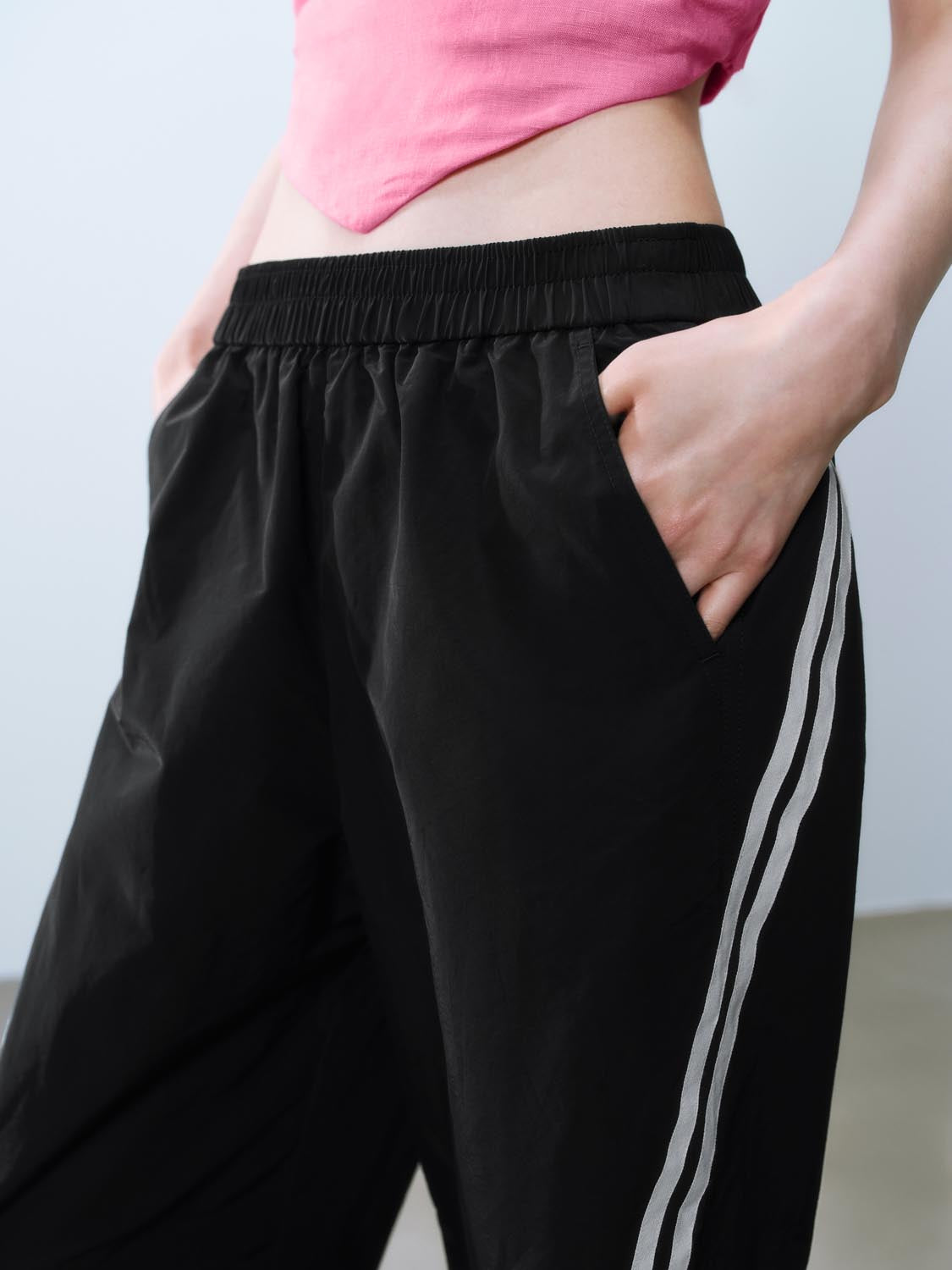 Contrast Trim Trousers