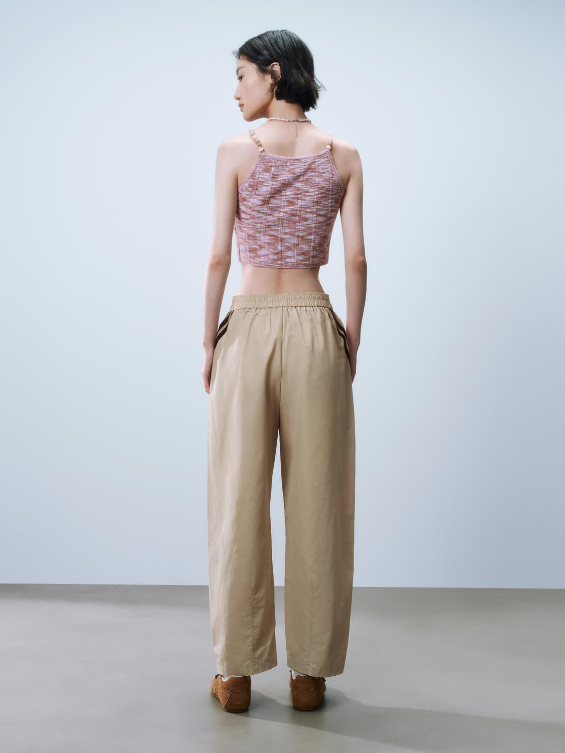 Contrast Trim Trousers