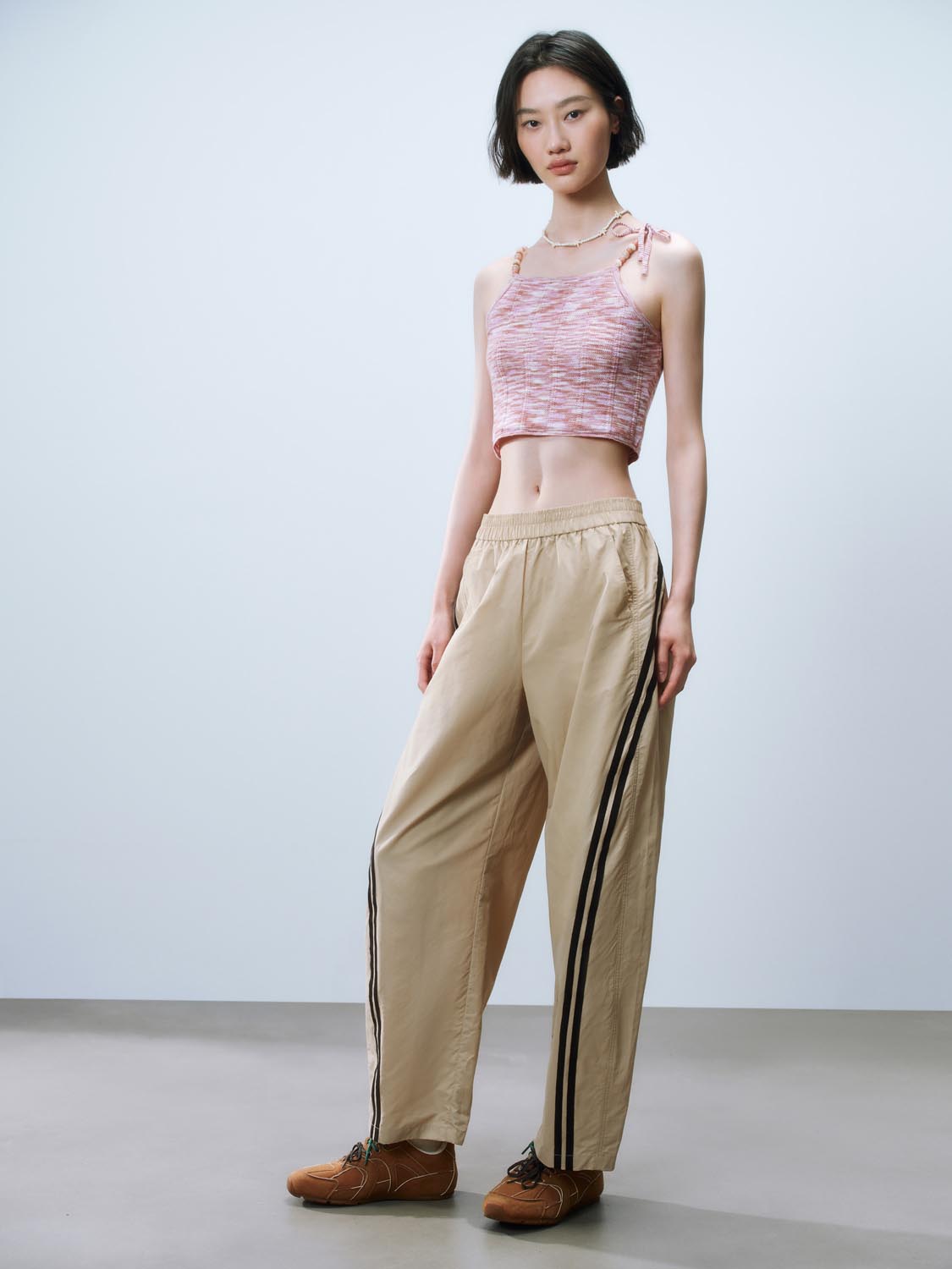 Contrast Trim Trousers