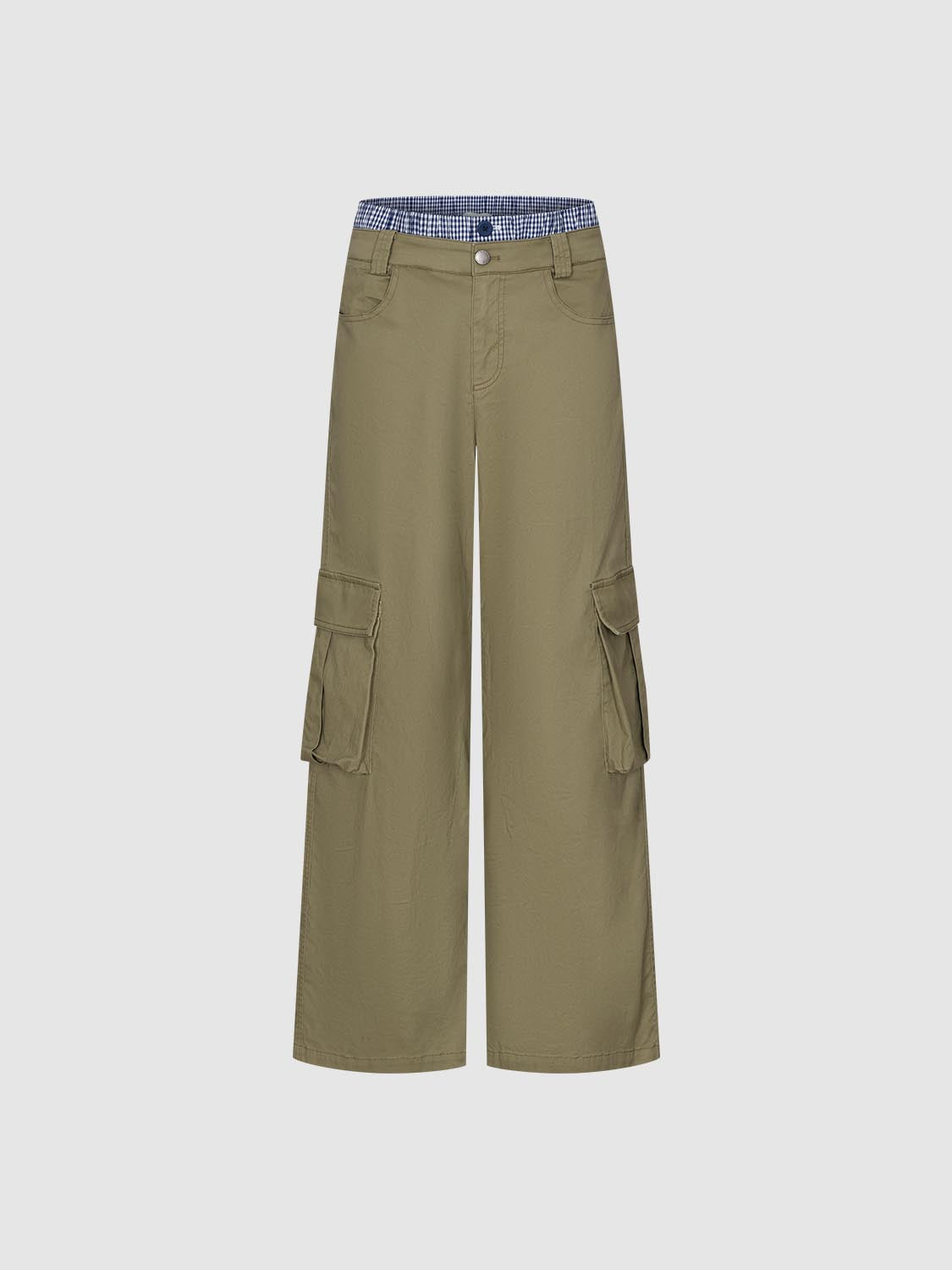 Wide-Leg Cargo Pants
