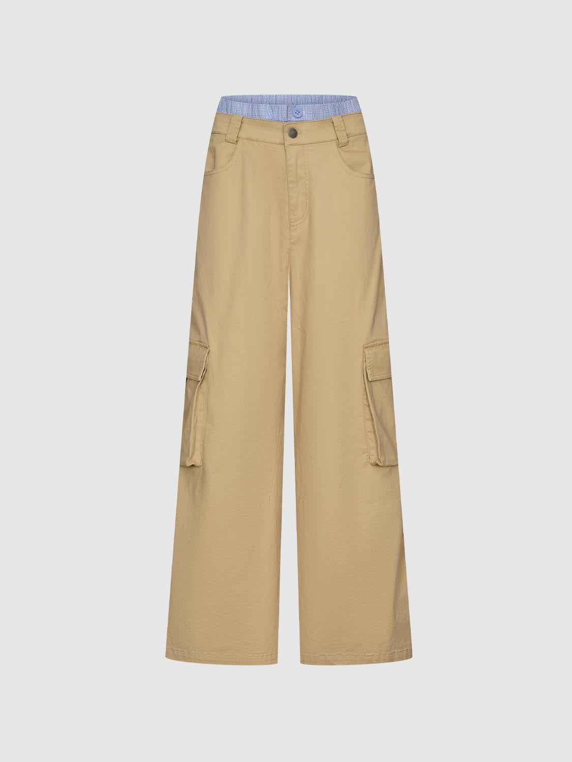 Wide-Leg Cargo Pants