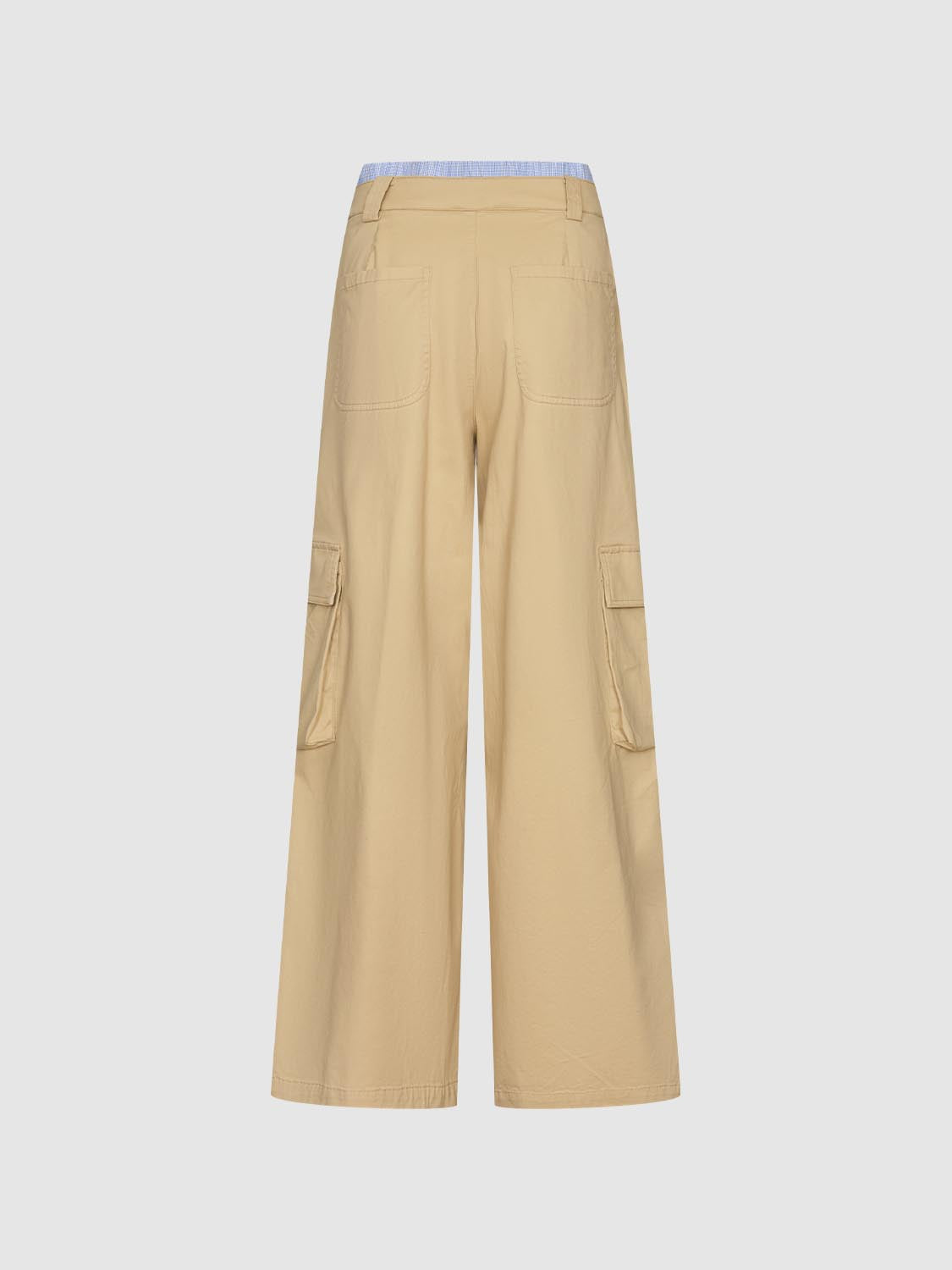 Wide-Leg Cargo Pants
