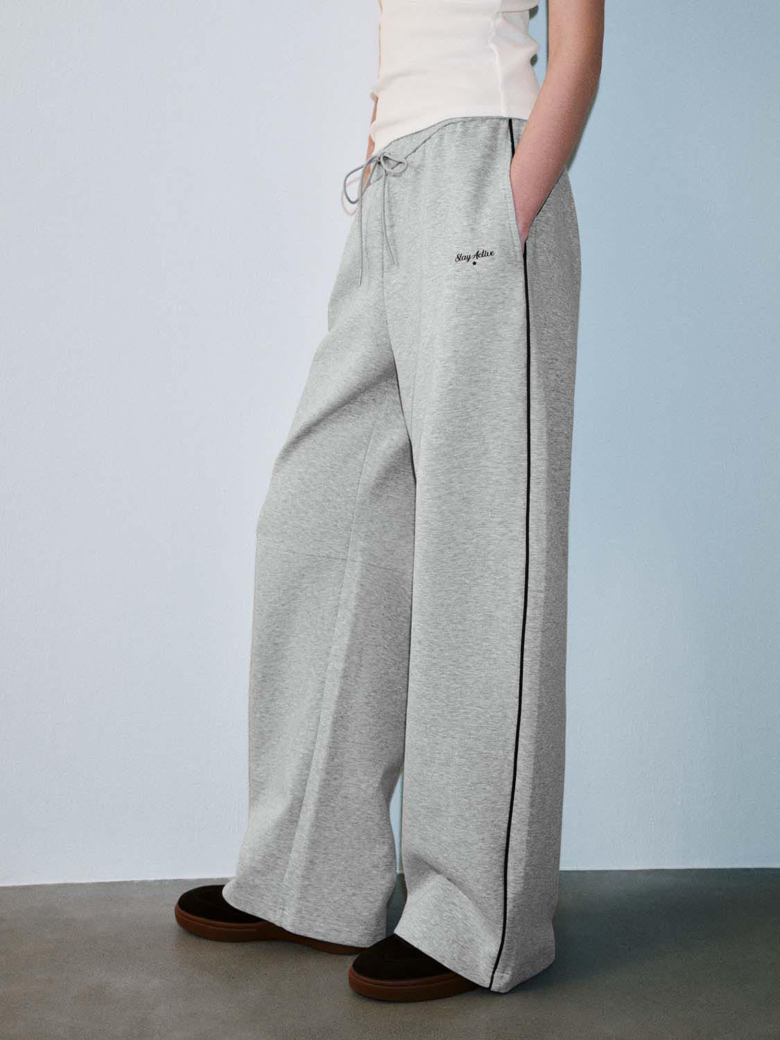 People Pull Drawstring Drawstring Pull On Barrel Leg Pants – URBAN REVIVO Thailand