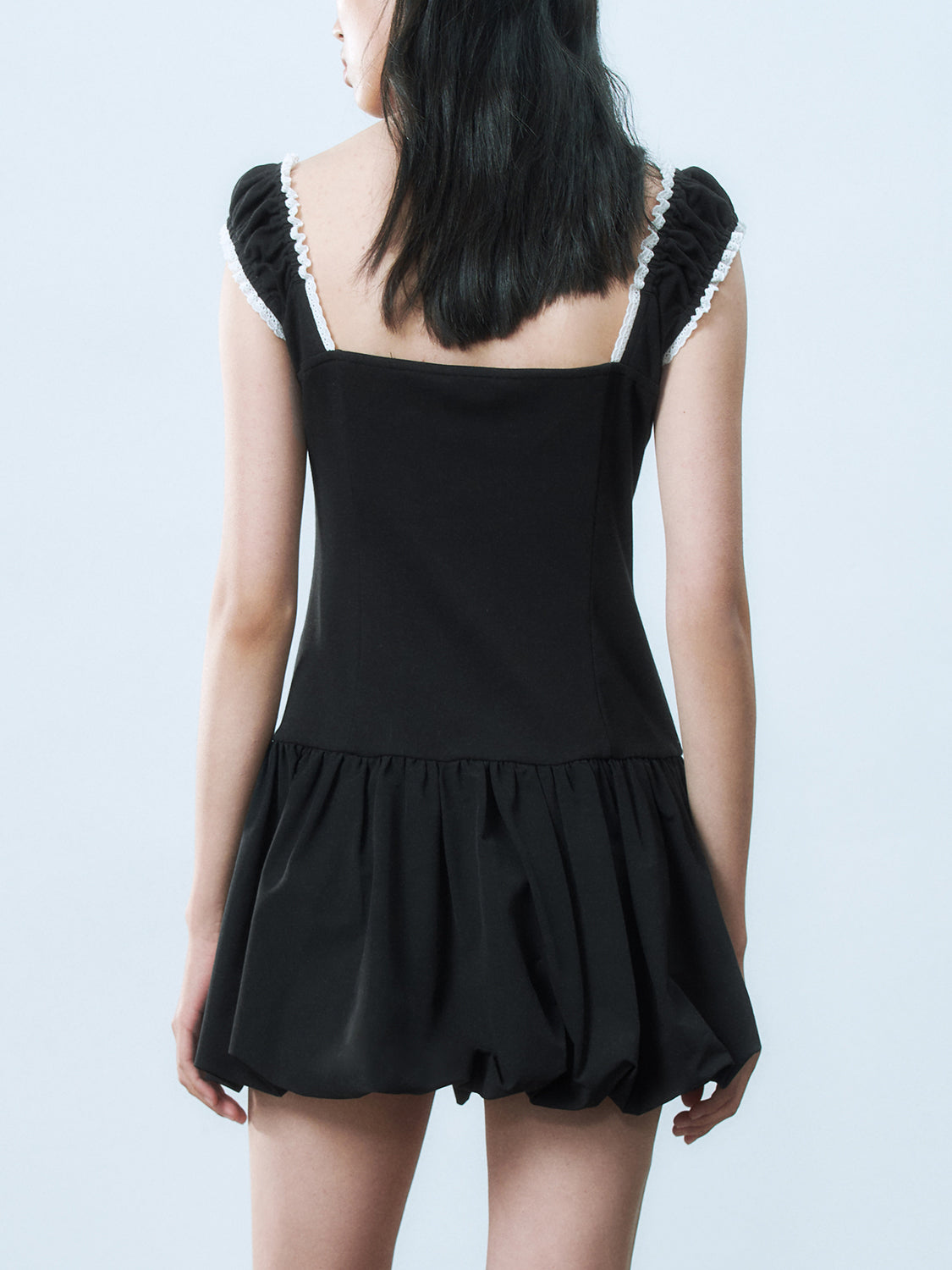 Pleated Mini A-Line Dresses