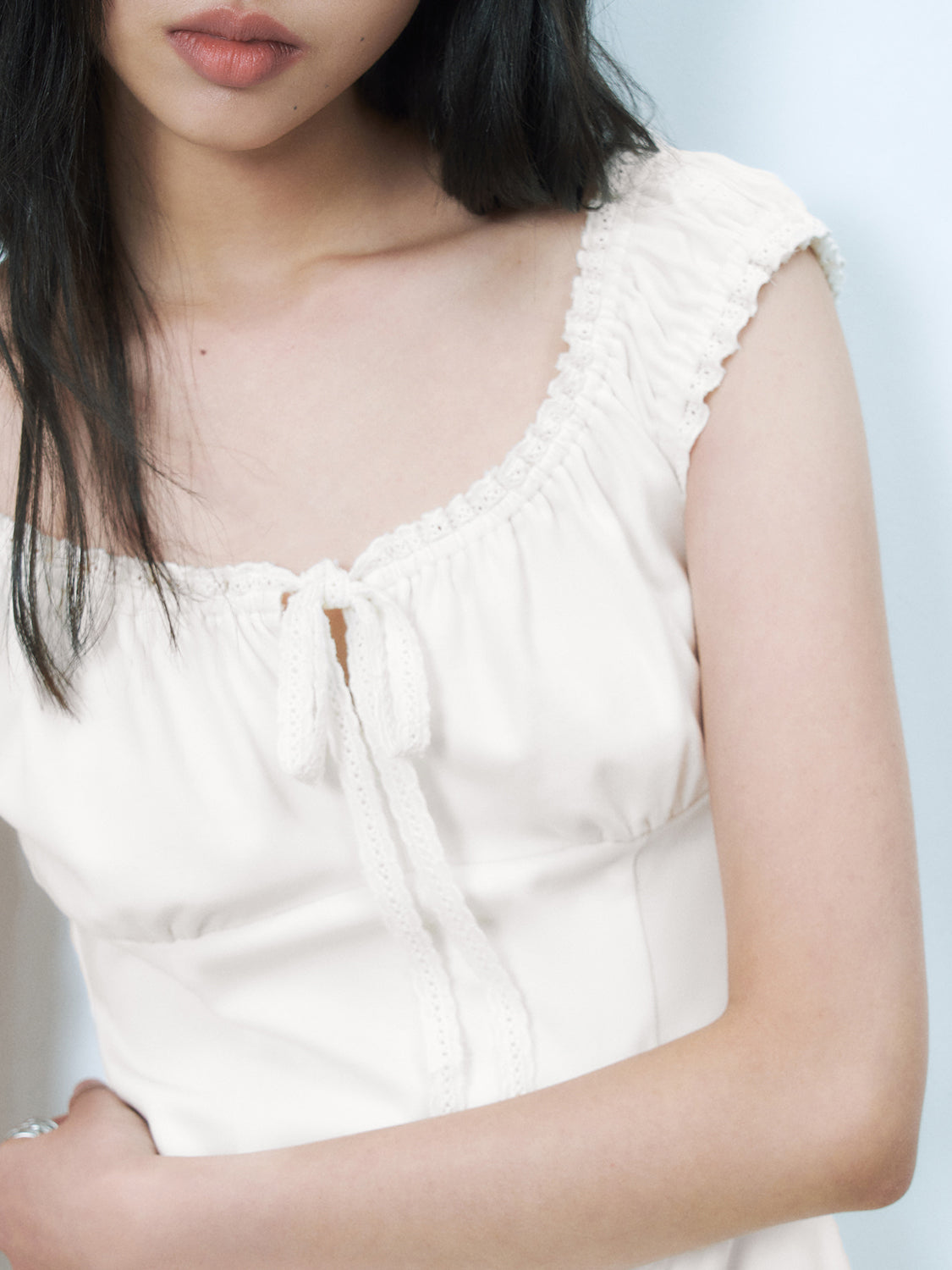 Pleated Mini A-Line Dresses