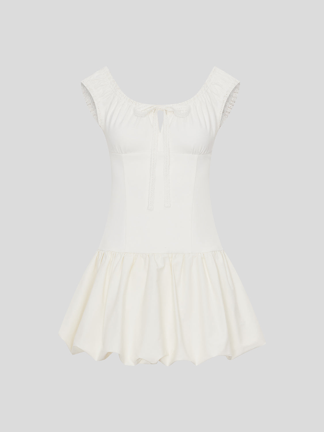 Pleated Mini A-Line Dresses