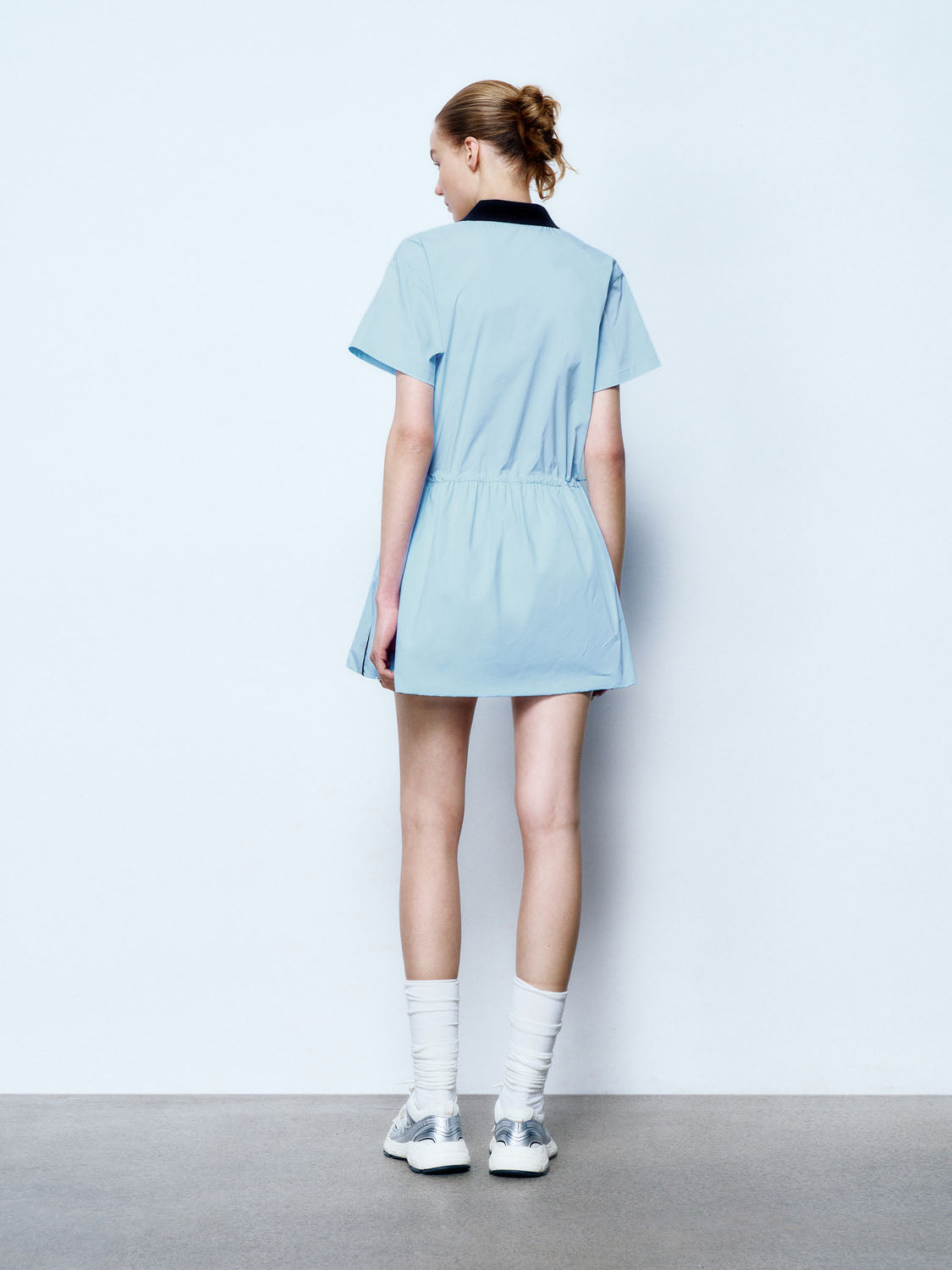 Drawstring Waist A-Line Dresses