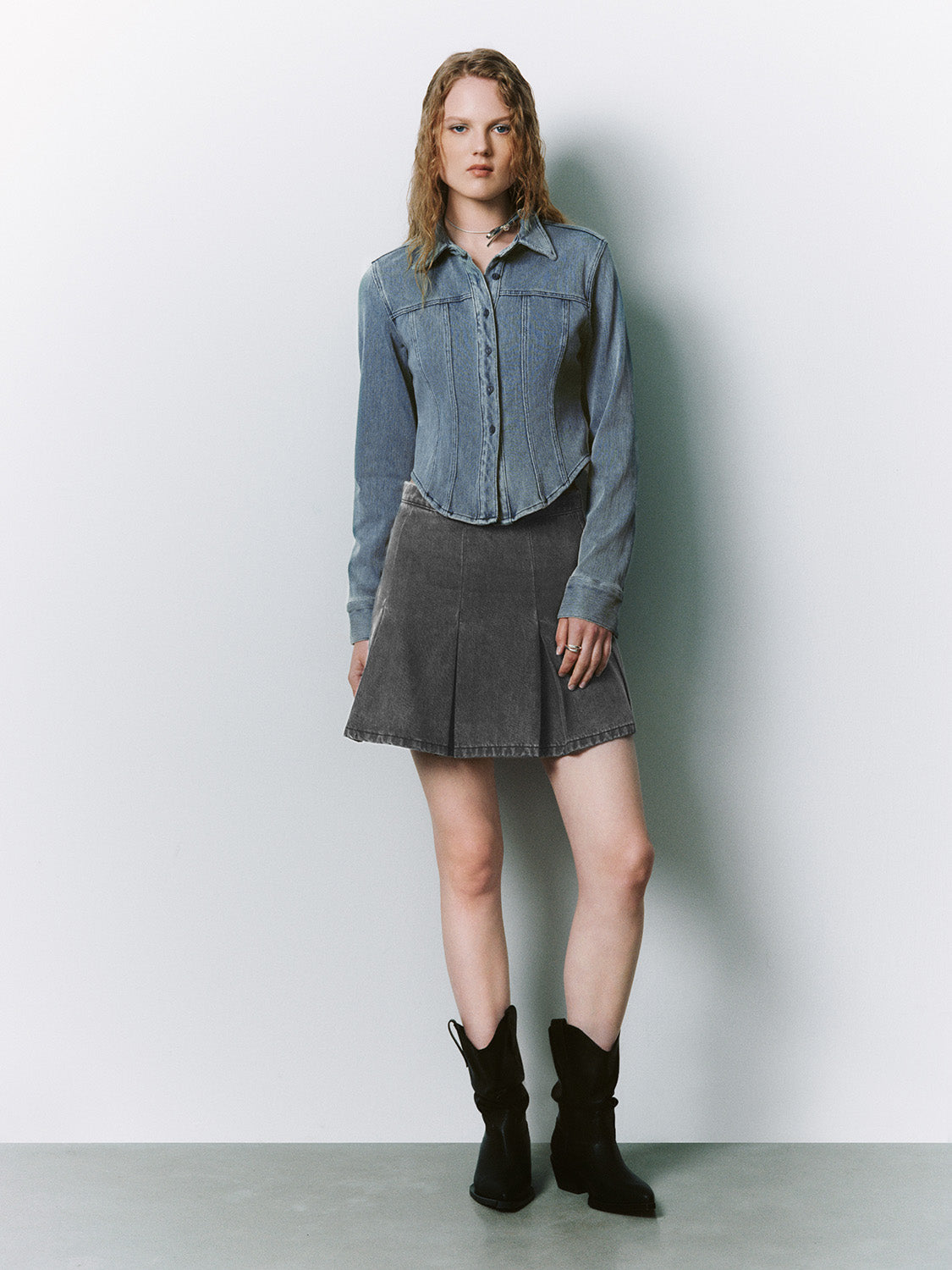 Mini Denim Skirt