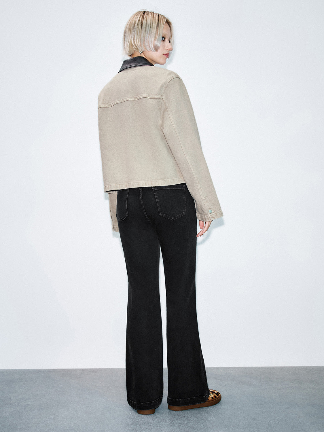 Skinny Denim Flared Jeans