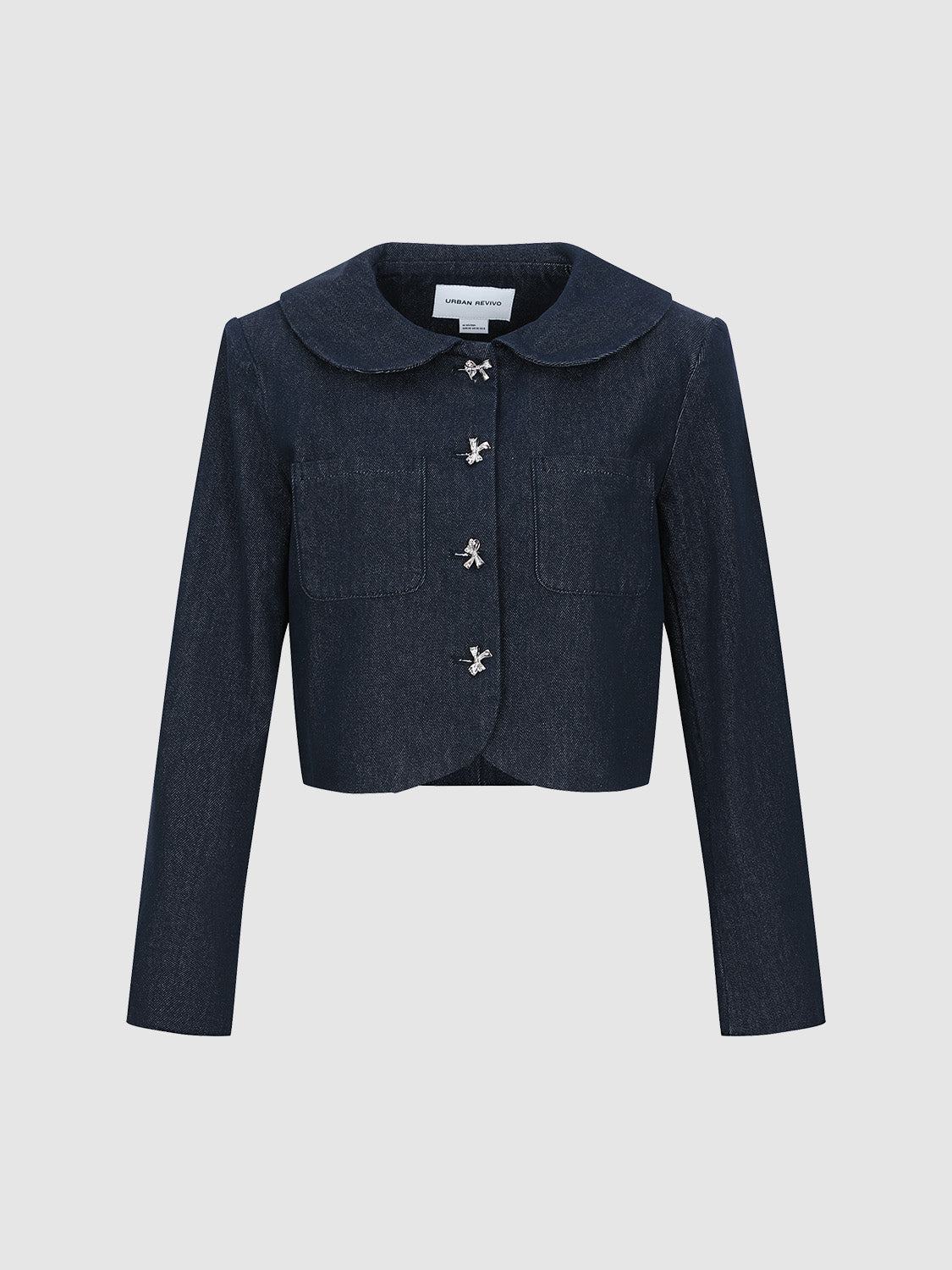 Peter Pan Collar Denim Jackets