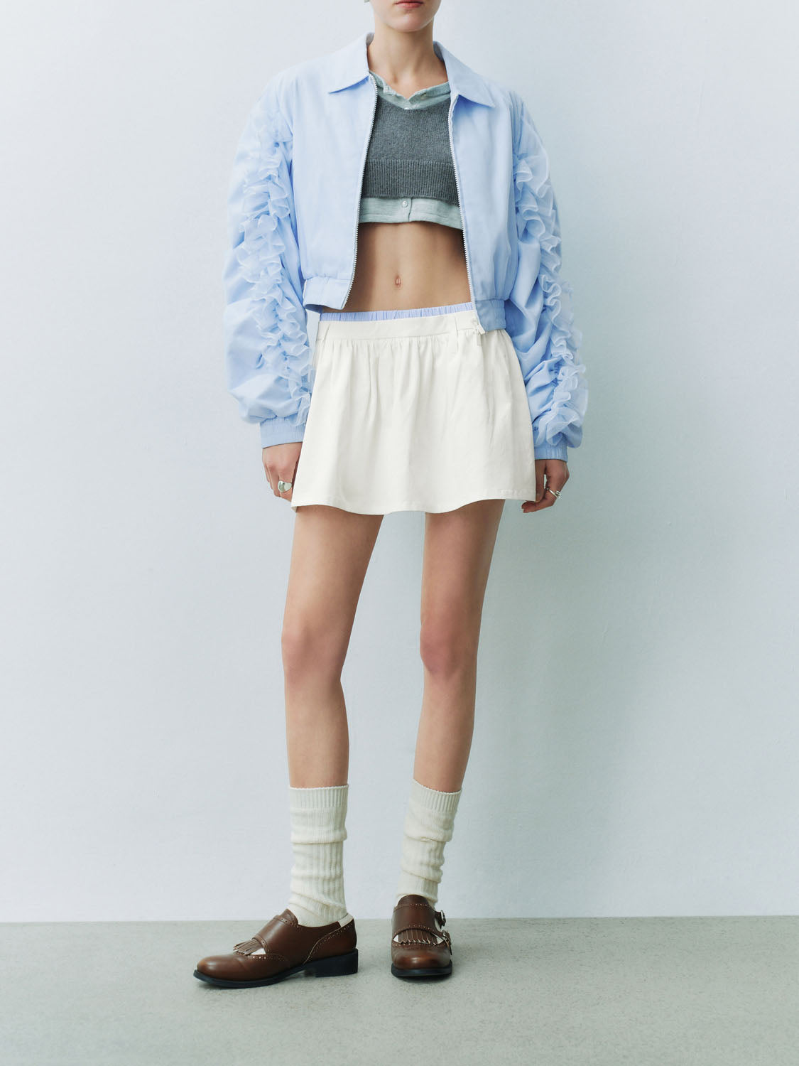 Elastic Denim Skirts
