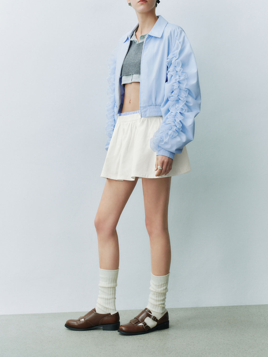 Elastic Denim Skirts